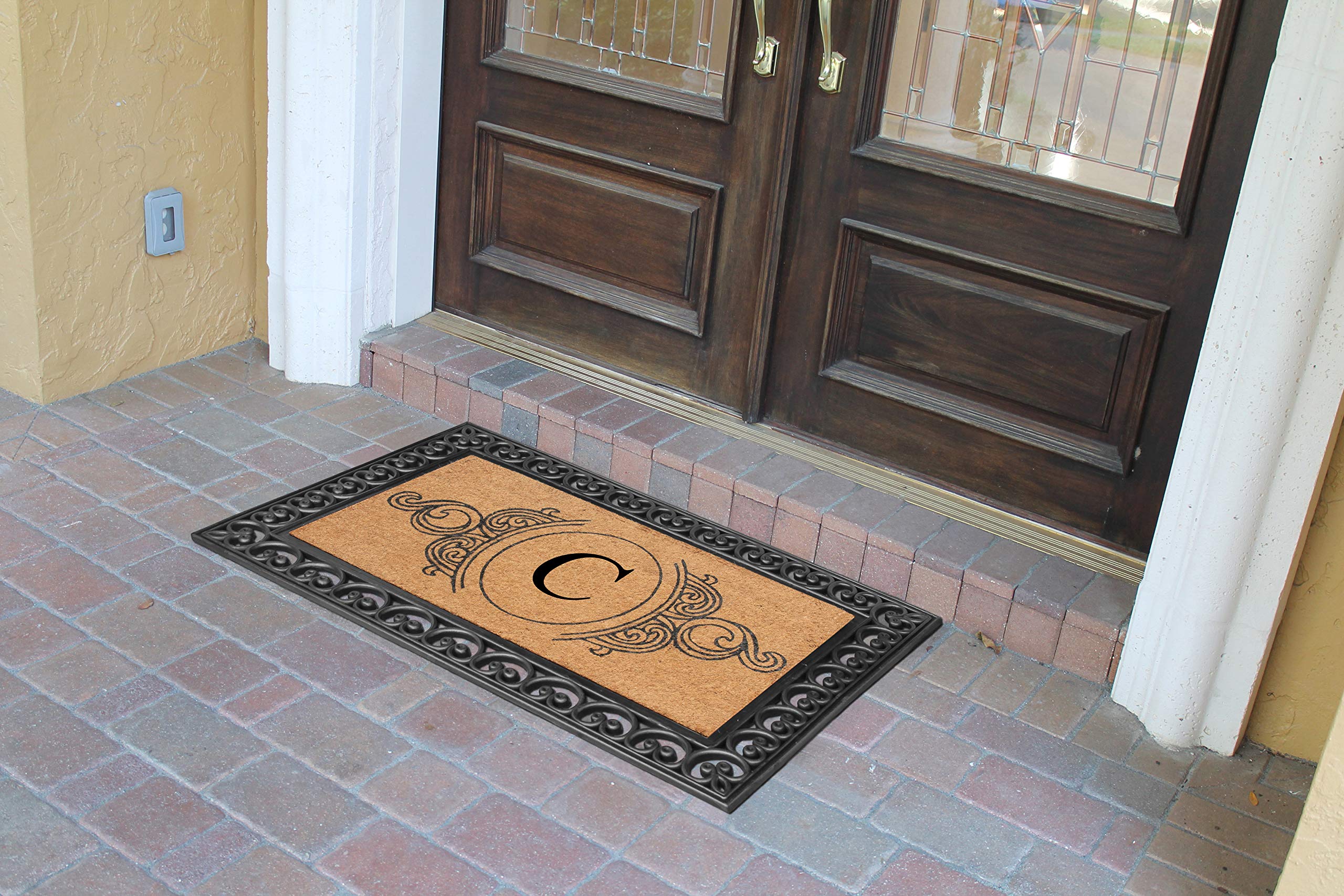 Premium Natural Coir Monogrammed Door Mat - 30