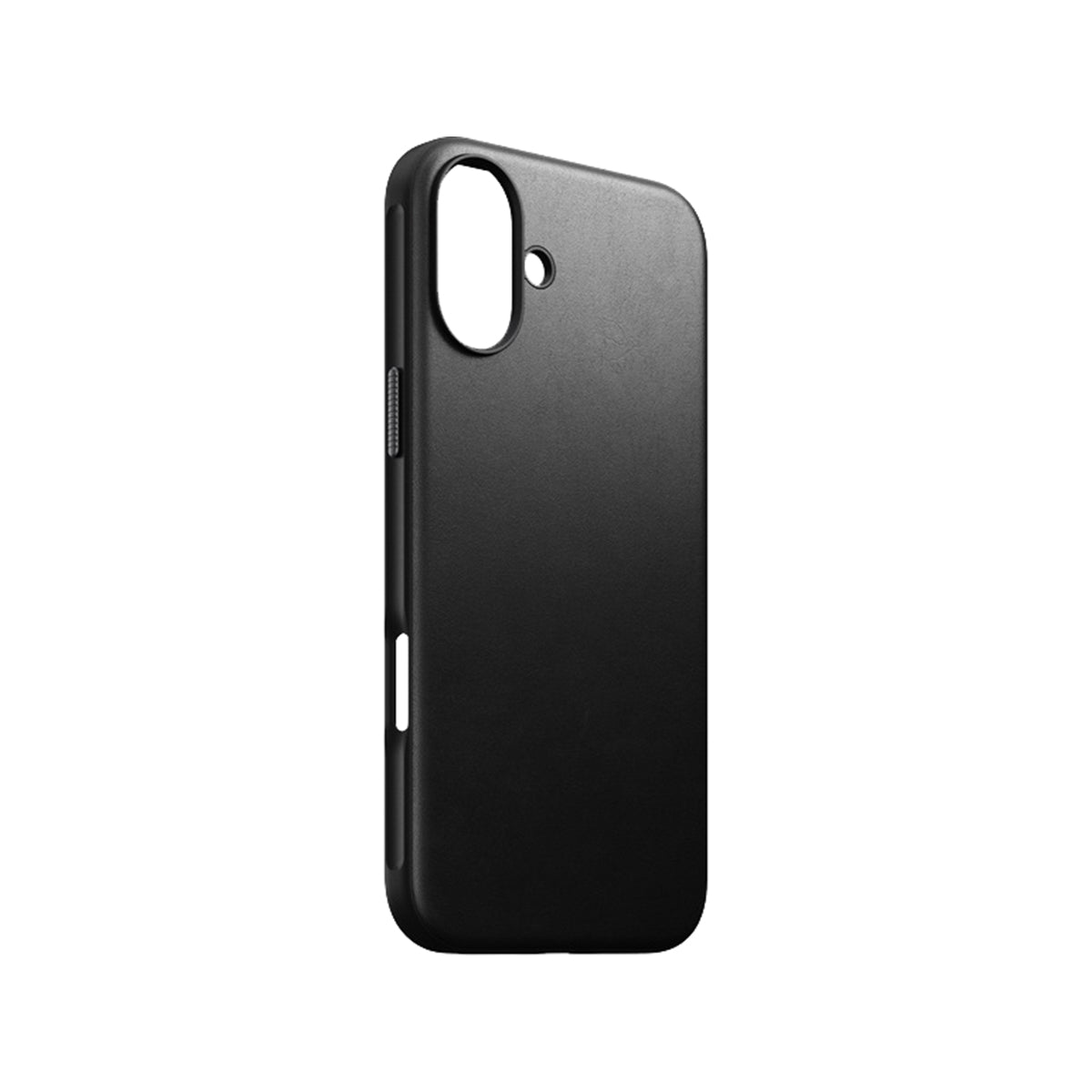 Premium Genuine Leather iPhone 16 Plus Case - Slim Protective Cover with Raised Bezels (Black) | Perfect for Business Professionals & Everyday Use