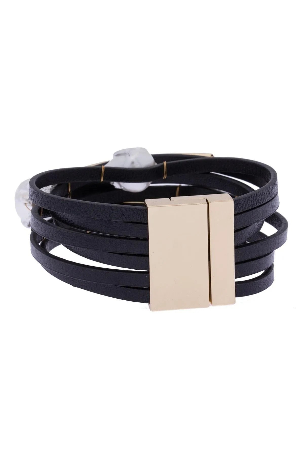 Achai Pearl Double Wrap Leather Bracelet for Women - Elegant Boho Handmade Jewelry Gift for Her - Perfect for Weddings, Parties & Everyday Wear
