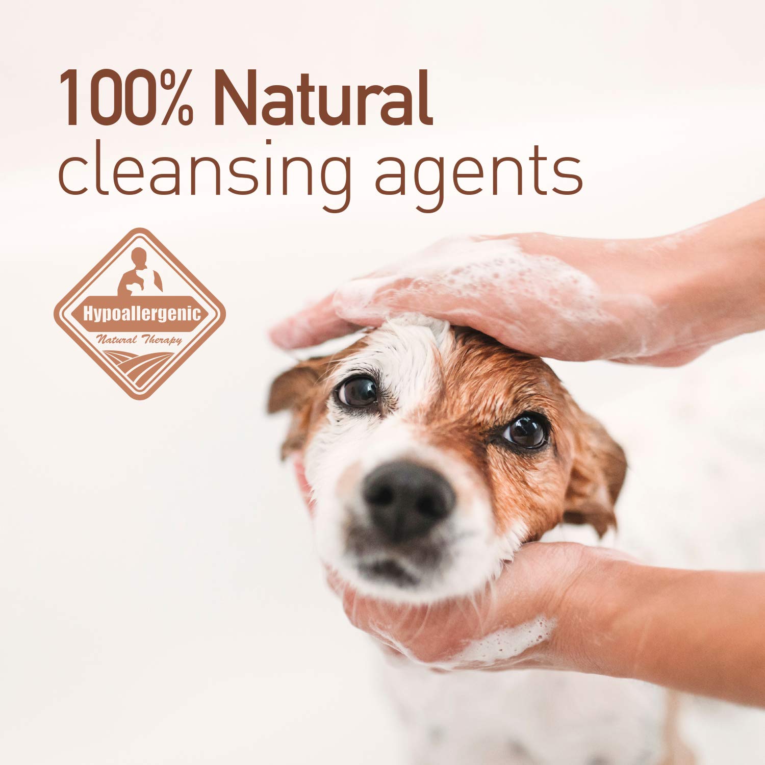 Hypoallergenic Dog Shampoo for All Breeds - Unscented, Fragrance Free, 50.7 oz Large Size (Save 25%) - Gentle Pet Wash for Sensitive Skin & Allergy Relief - Perfect for Bathing, Grooming, and Soothing Itchy Dogs