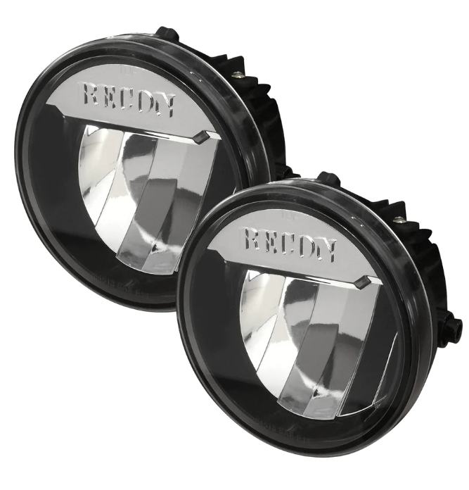 2009-2014 Ford F150 LED Fog Lights (Excluding Raptor) - Clear/Chrome Housing - Upgrade for Better Visibility in Rain & Fog