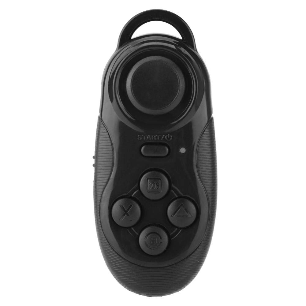 Wireless Gamepad Controller for iOS Android PC TV - 3D VR Glasses Remote & Selfie Camera Shutter - Perfect for Gaming, VR Experiences, and Wireless Photography (Black)