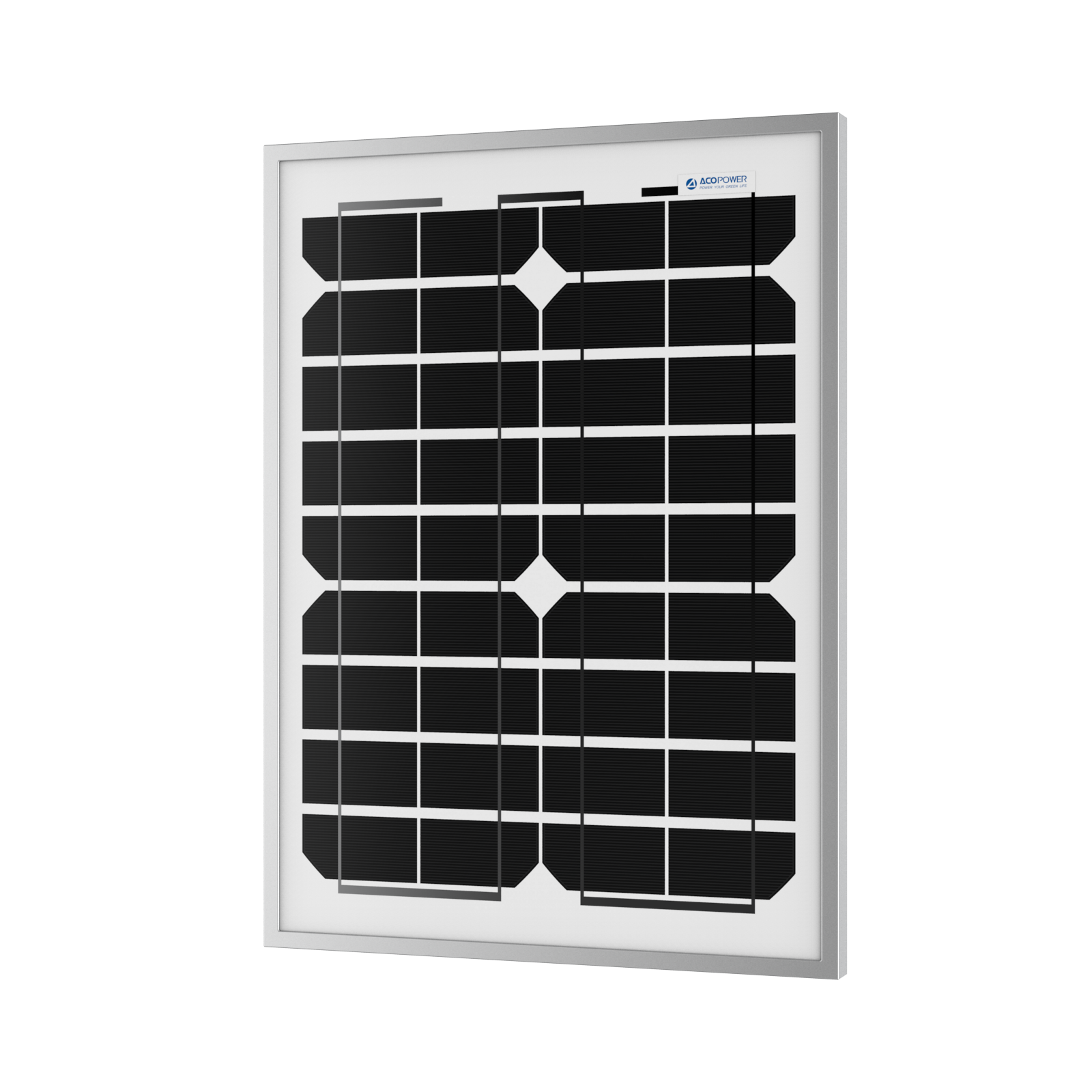 ACOPower 20W Monocrystalline Solar Panel for 12V Battery Charging - Portable Off-Grid Power for RV, Boat, Camping & Emergency Use