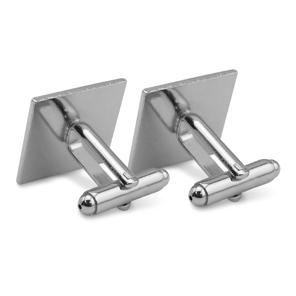 Friends Pho-Ever Forever Noodle Soup Funny Humor Square Cufflinks Set - Silver or Gold - Perfect Gift for TV Show Fans & Office Professionals