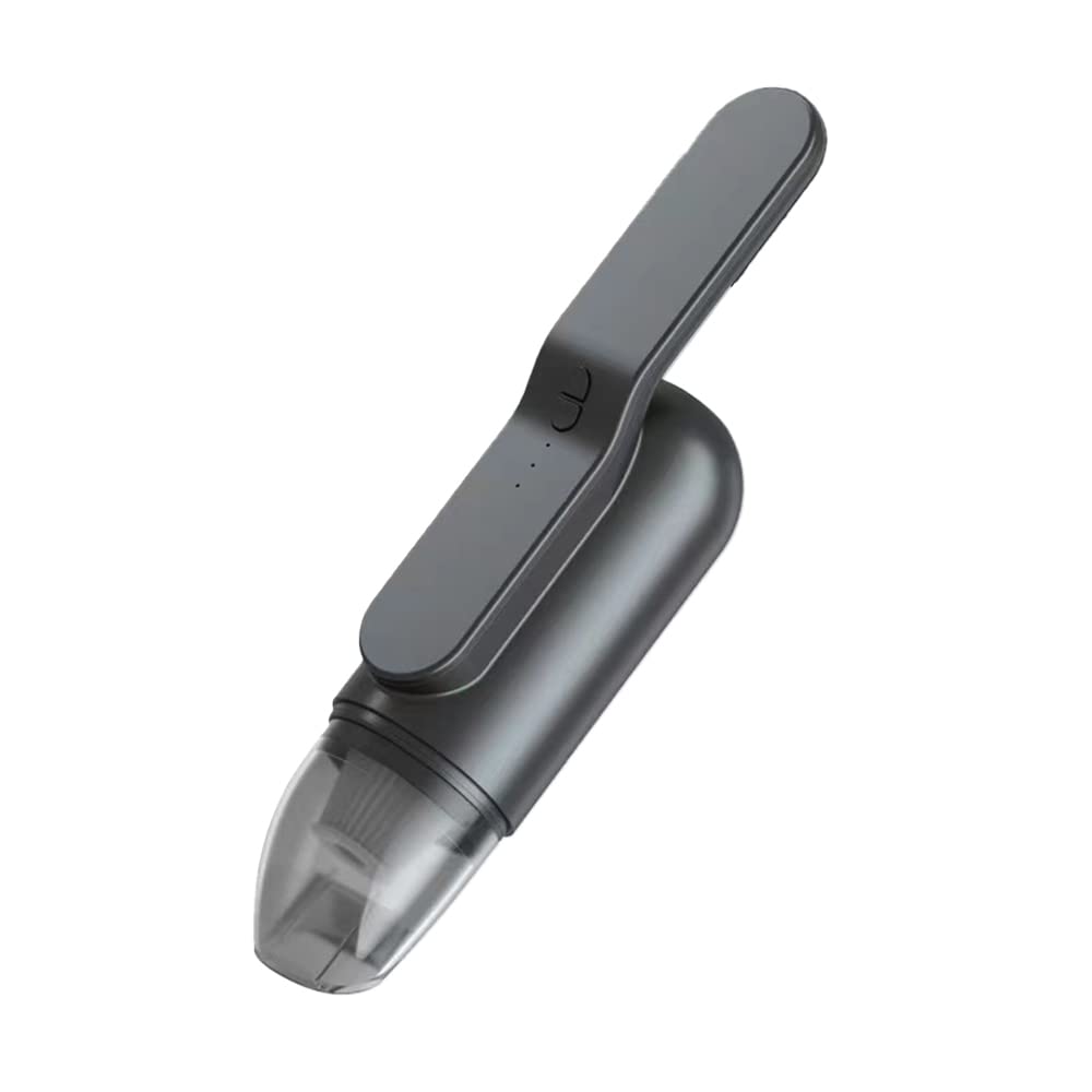 Rechargeable Handheld Vacuum Cleaner - Portable Cordless Car Vacuum with Strong Suction, Mini & Lightweight, Washable Filter, One-Button Dumping (Black) - Perfect for Car Cleaning, Pet Hair Removal, and Home Use