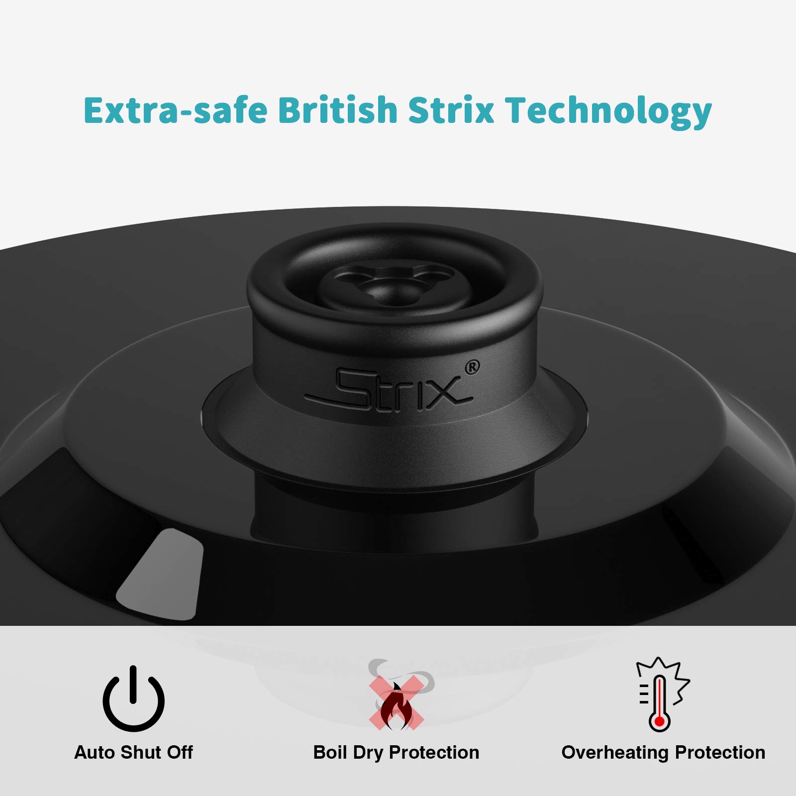 Secura 1.8 Quart Stainless Steel Electric Kettle with Auto Shut Off & Boil Dry Protection - Fast Heating, Quiet Operation for Coffee, Tea & Hot Beverages - Perfect for Home, Office & Dorm Use (Dark Purple)