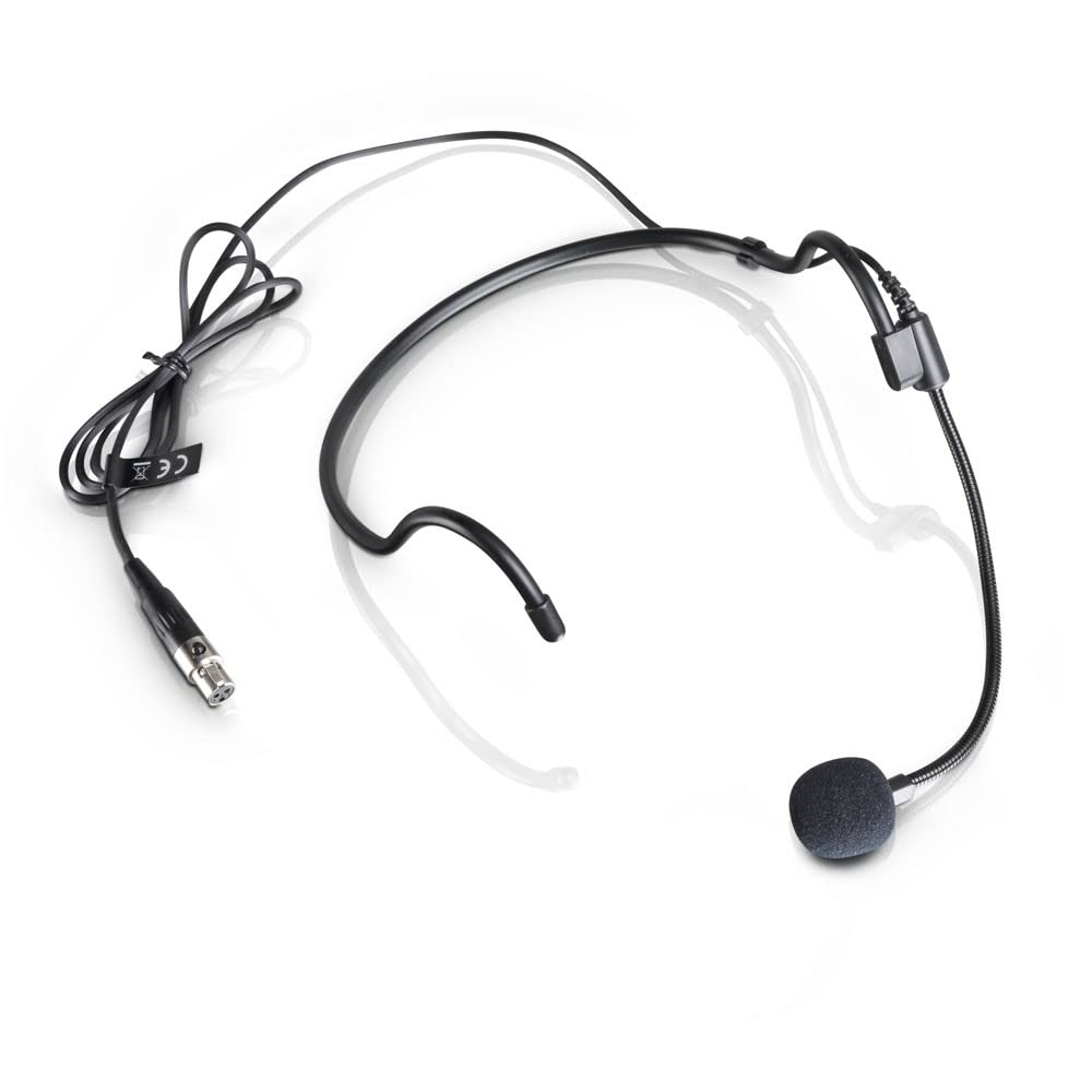 LD Systems WS 100 MH 1 Professional Wireless Headset with Microphone - Ideal for Podcasting, Gaming & Online Meetings