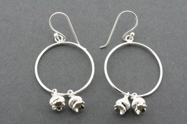 Rene Elegant Dangle Earrings for Women - Gold Plated Hoop Earrings for Party, Wedding & Everyday Wear