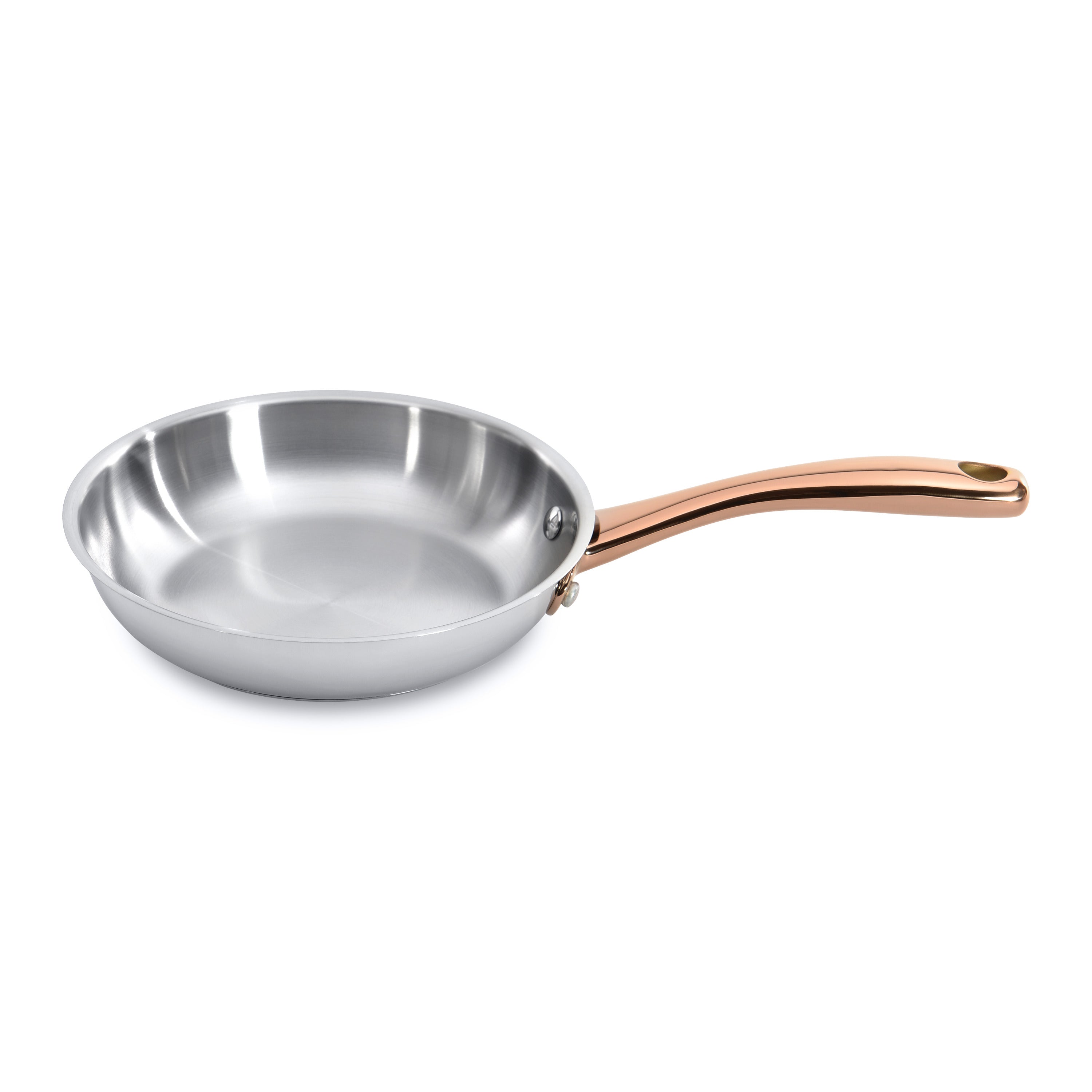 BergHOFF Ouro Gold 17-Piece 18/10 Stainless Steel Cookware Set with Stainless Steel Lids - Premium Kitchen Cookware for Professional Chefs & Home Cooking