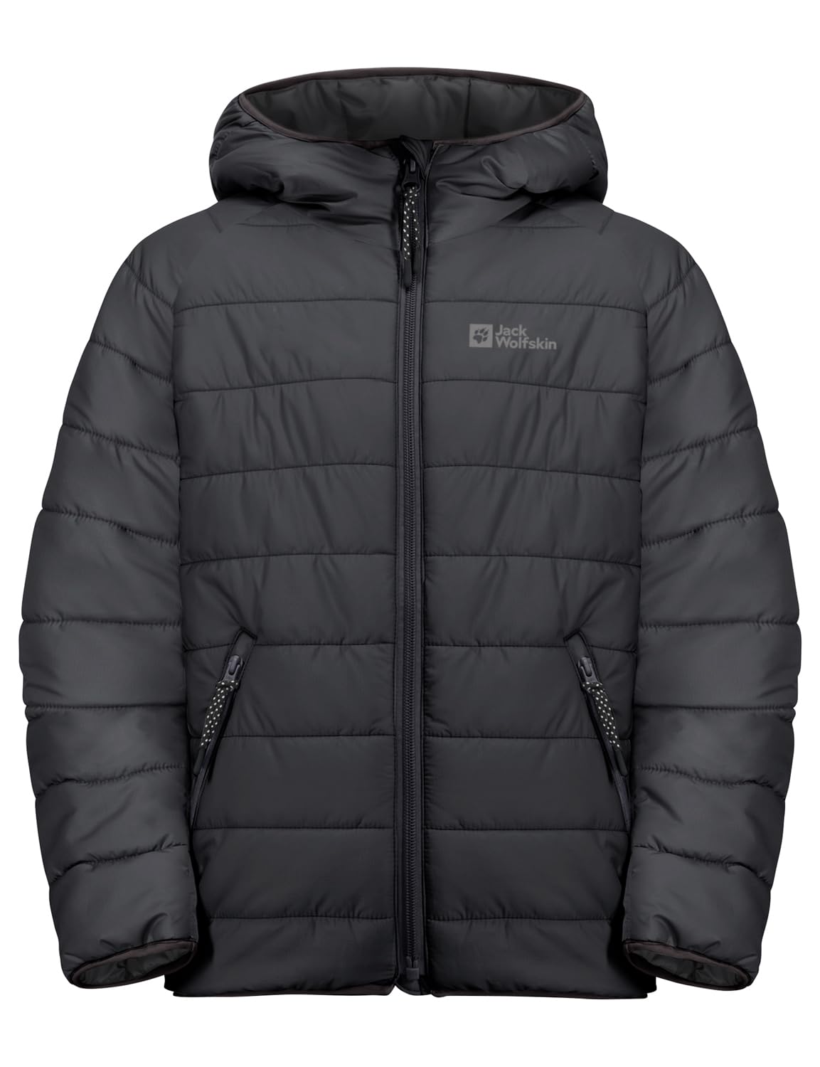 Jack Wolfskin Unisex Kids Zenon Jacket - Waterproof Windproof Outdoor Jacket for Boys & Girls - Perfect for Hiking, Camping & School Activities
