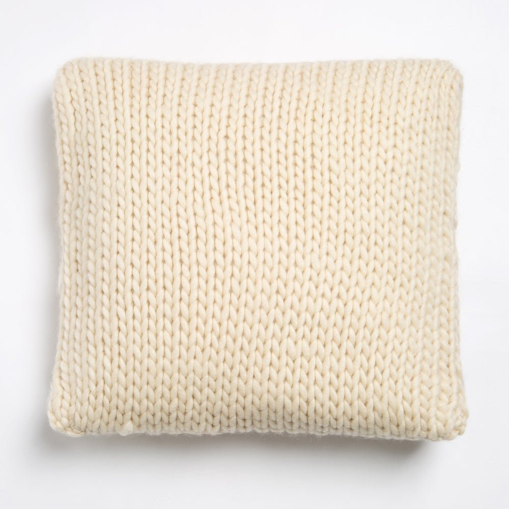 Custom Red Knitting Kit for Cushions - DIY Personalized Home Decor Gift for Knitting Enthusiasts | Perfect for Living Room, Bedroom & Craft Projects