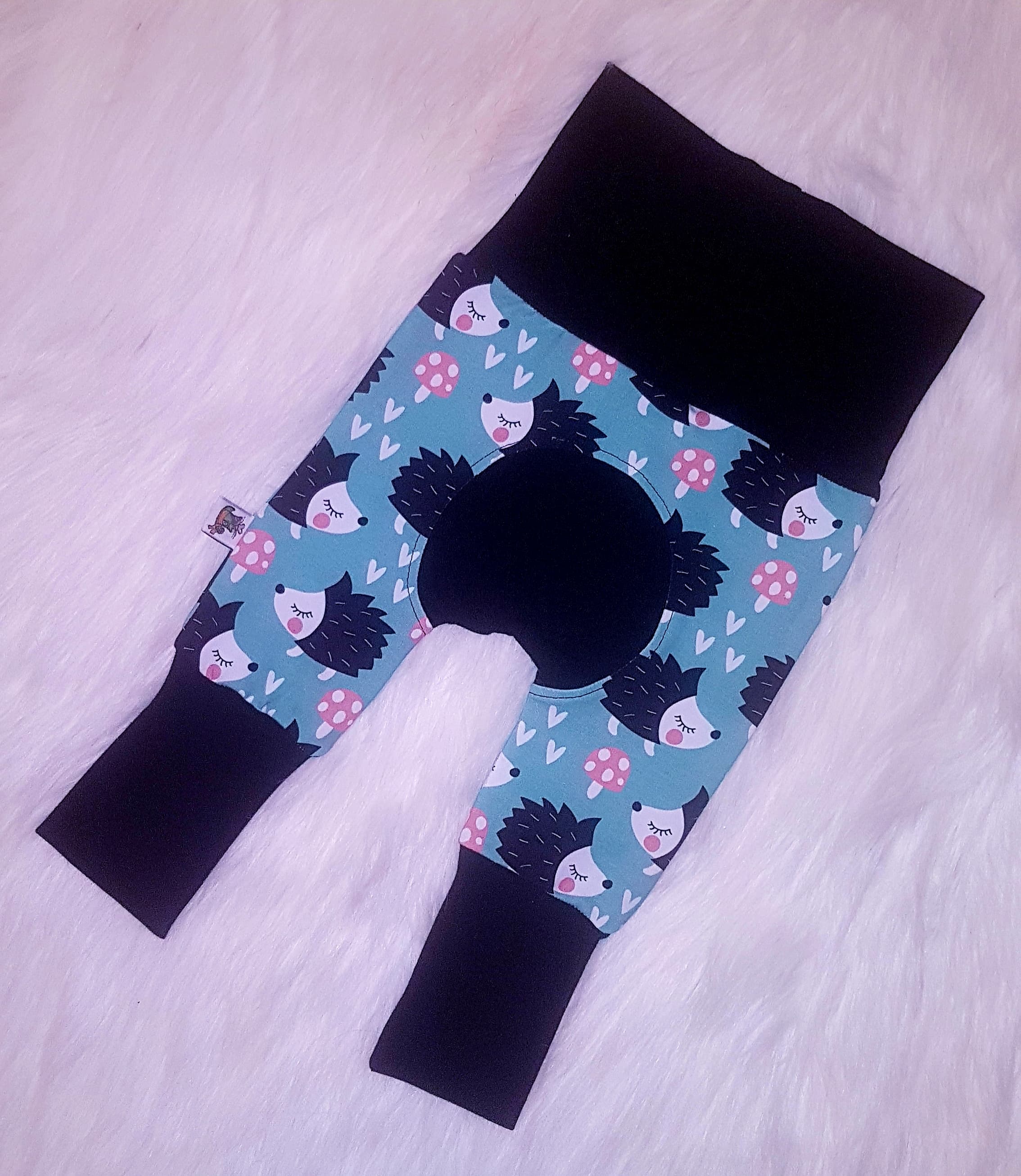 MINI Grow With Me Pants for Babies & Toddlers | Adjustable Waistband | Soft Cotton Stretchy Pants | Perfect for Playtime, Daycare & Family Outings