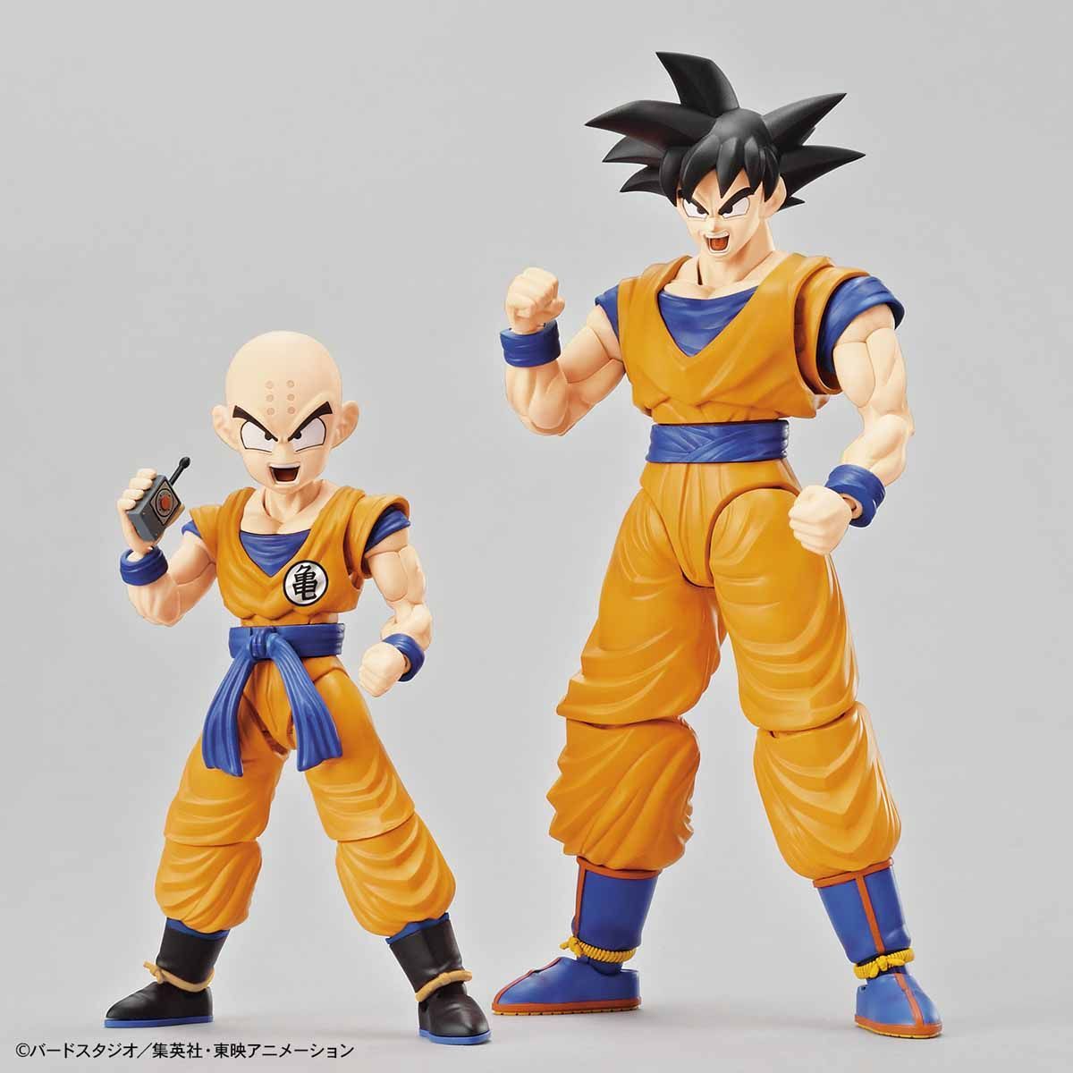 Figure Rise Standard Dragon Ball Z Son Goku & Krillin DX Set - Premium Plastic Model Kit for Anime Collectors - Perfect for Display, Gifts, and DIY Projects