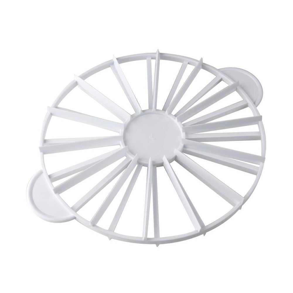 Ateco 1328 Professional Cake Marker - 10.5 Inch Diameter for 14-16 Slices - Double Sided Design for Perfect Cake Portioning | Ideal for Bakeries, Wedding Cakes & Birthday Party Desserts