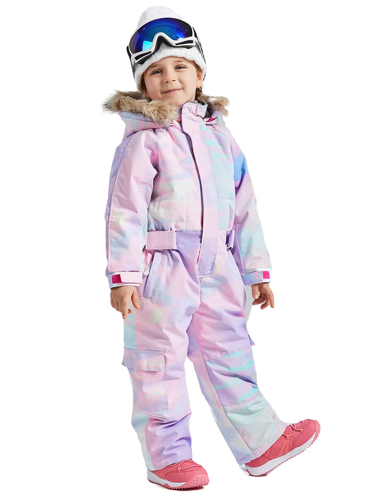 Waterproof Kids Snowsuit - One Piece Winter Coveralls for Boys & Girls | Ski Suit, Snow Jacket & Jumpsuit for Cold Weather | Perfect for Skiing, Snowboarding & Outdoor Winter Play