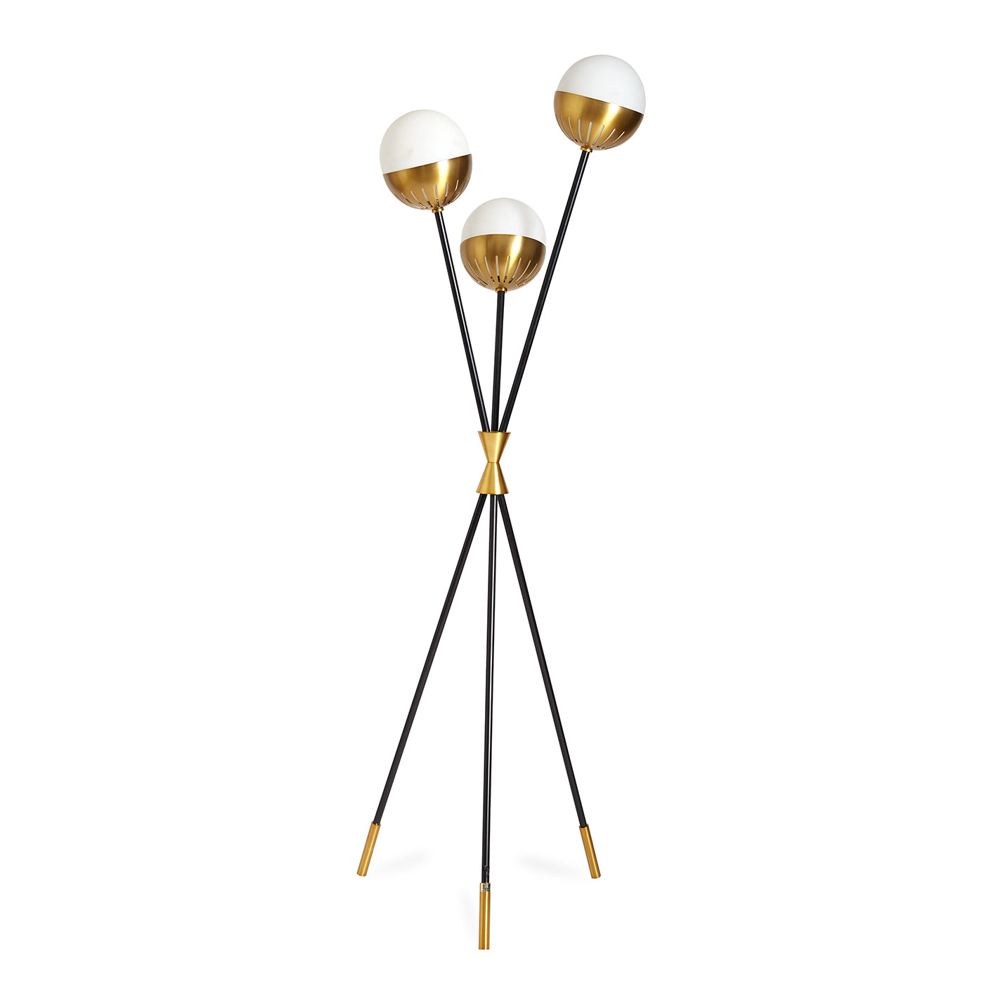 Modern Caracas Tripod Floor Lamp - Adjustable Height, 3-Light Bulb Capacity - Perfect for Living Room, Bedroom, or Office Lighting