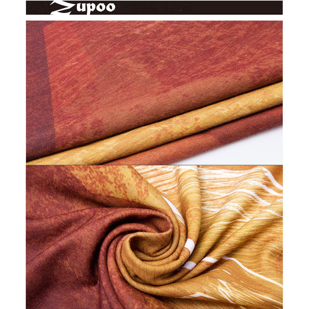 Zupro Unisex Headbands - Sun Protection Face Mask & Bandana Scarf for Men & Women - Breathable Neck Gaiter for Running, Cycling, Yoga, Hiking & Outdoor Sports