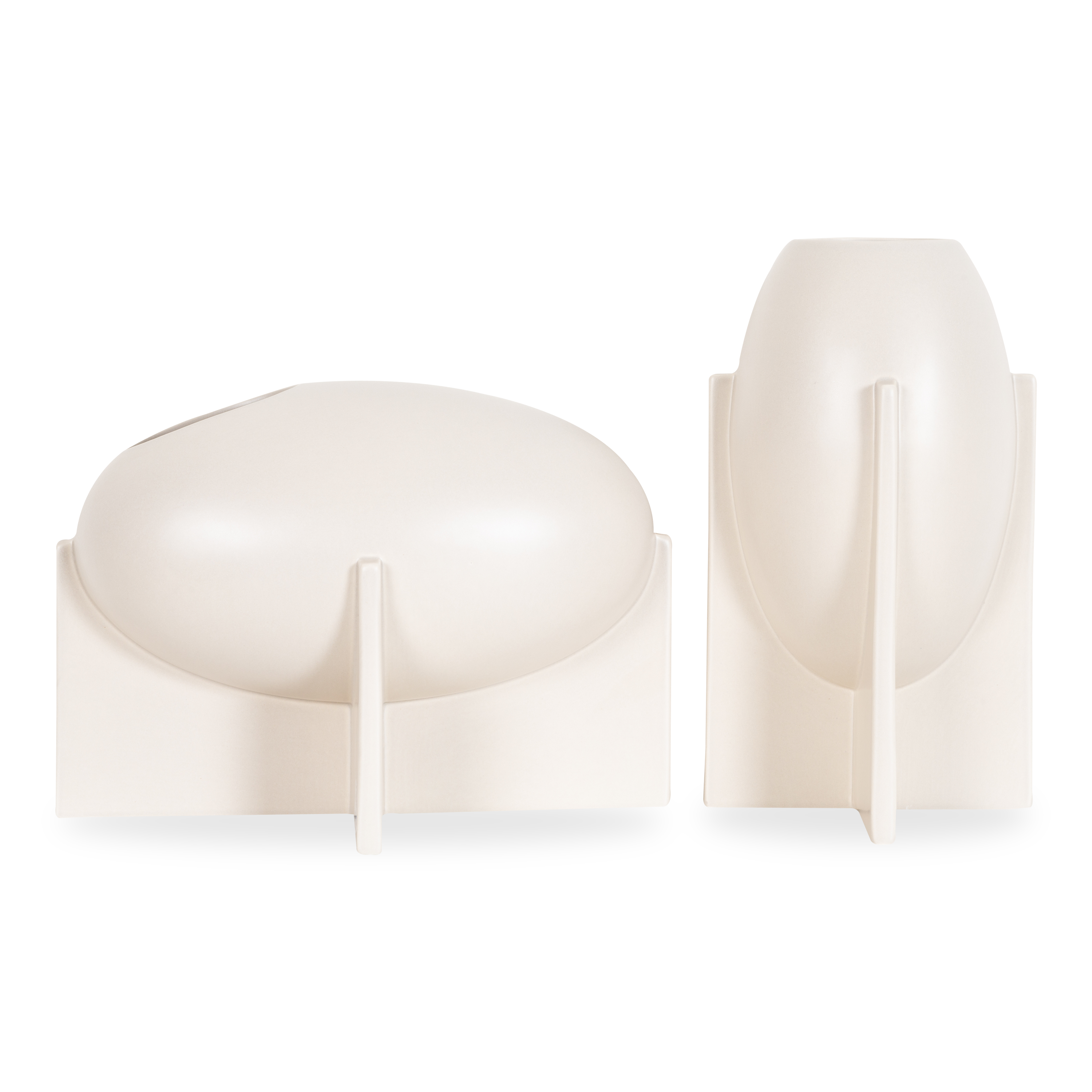 Amara Grey Ceramic Vase - Elegant Home Decor for Living Room, Dining Table & Office Desk | Modern Flower Vase for Centerpieces and Interior Design