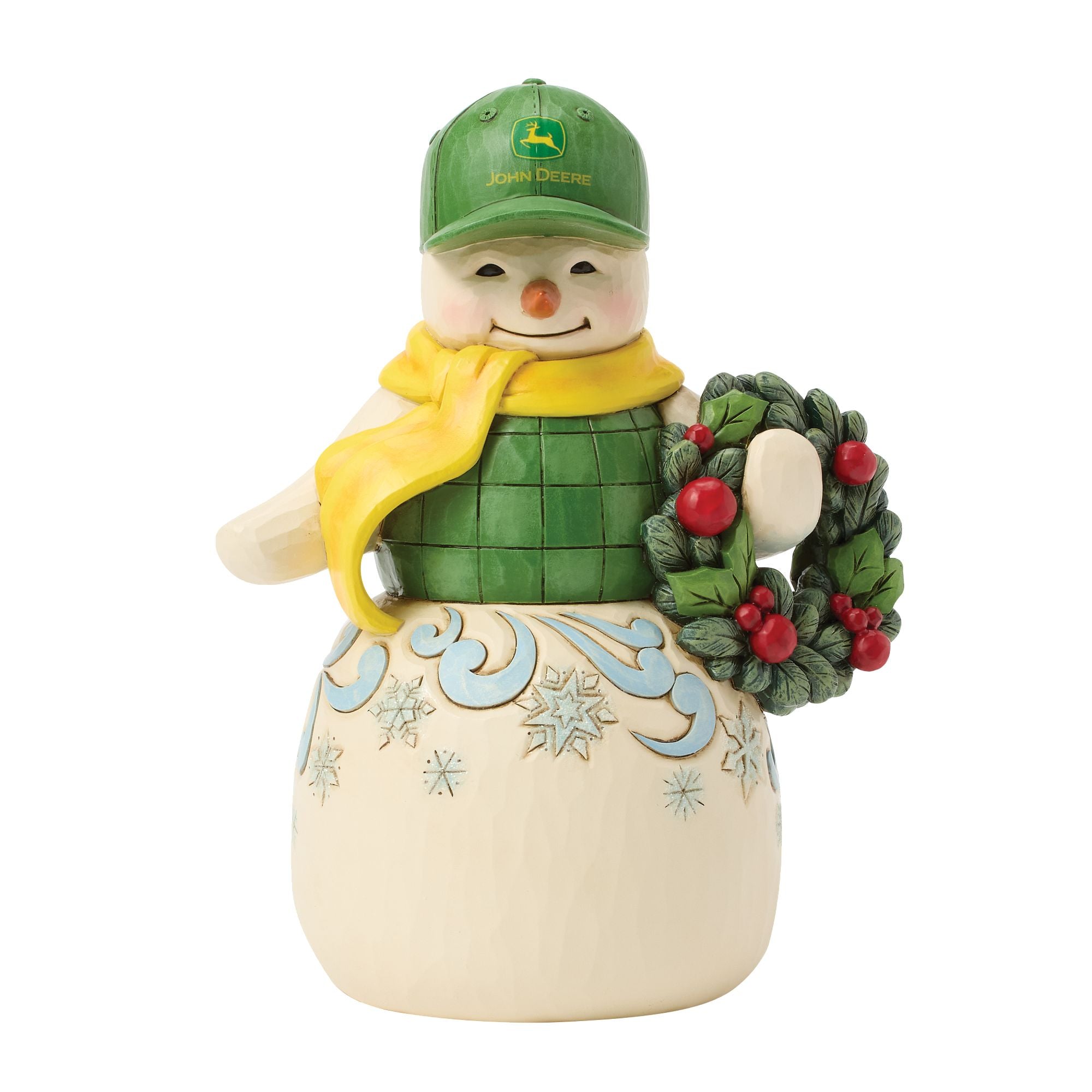 John Deere Snowman Hat - Festive Holiday Decor for Christmas, Winter Parties & Outdoor Yard Displays