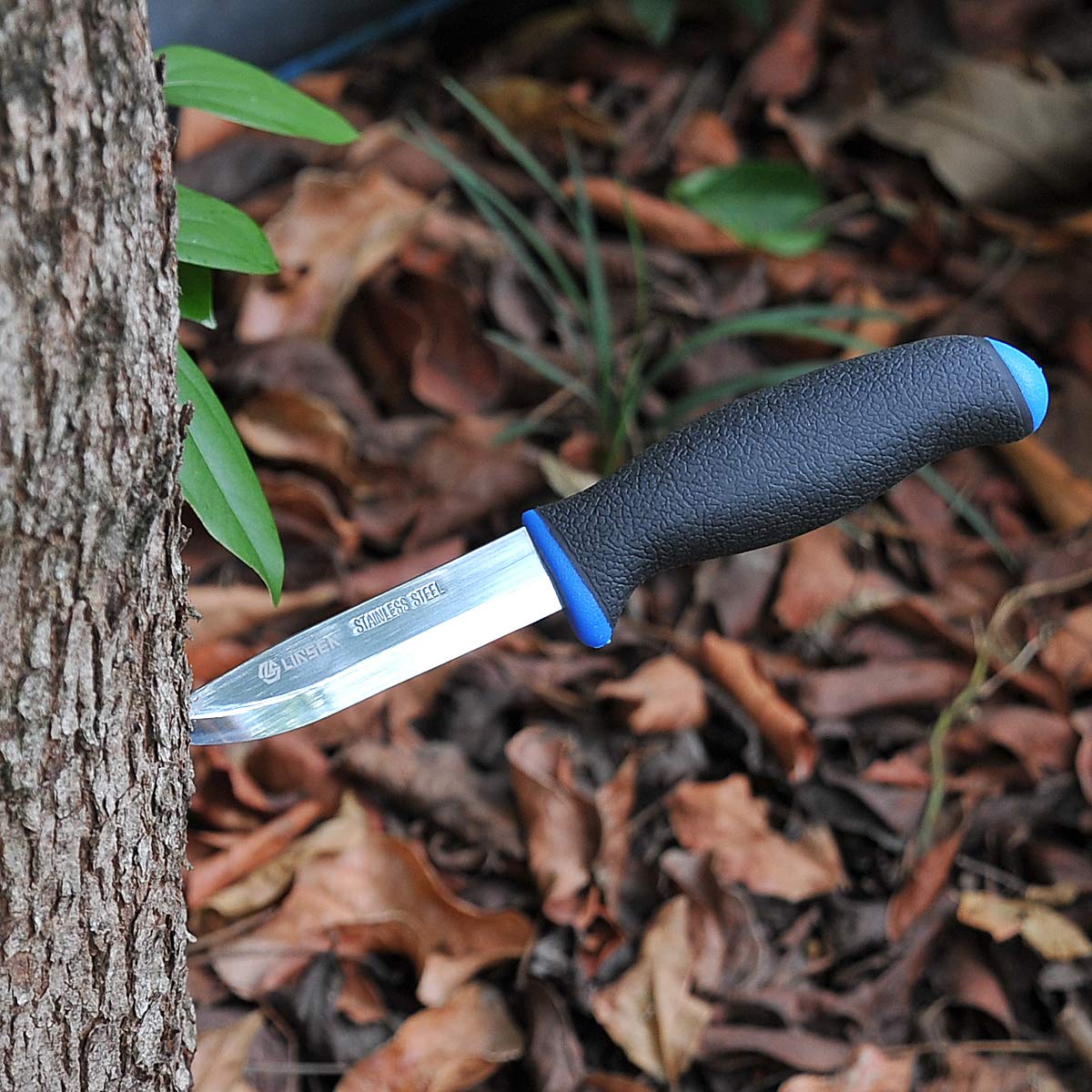 Best Outdoor Survival Knife with Protective Sheath - High Carbon Stainless Steel Fixed Blade Tactical Knife for Camping, Hiking & Bushcraft - Ergonomic Non-Slip Grip for Wilderness Survival & Emergency Preparedness