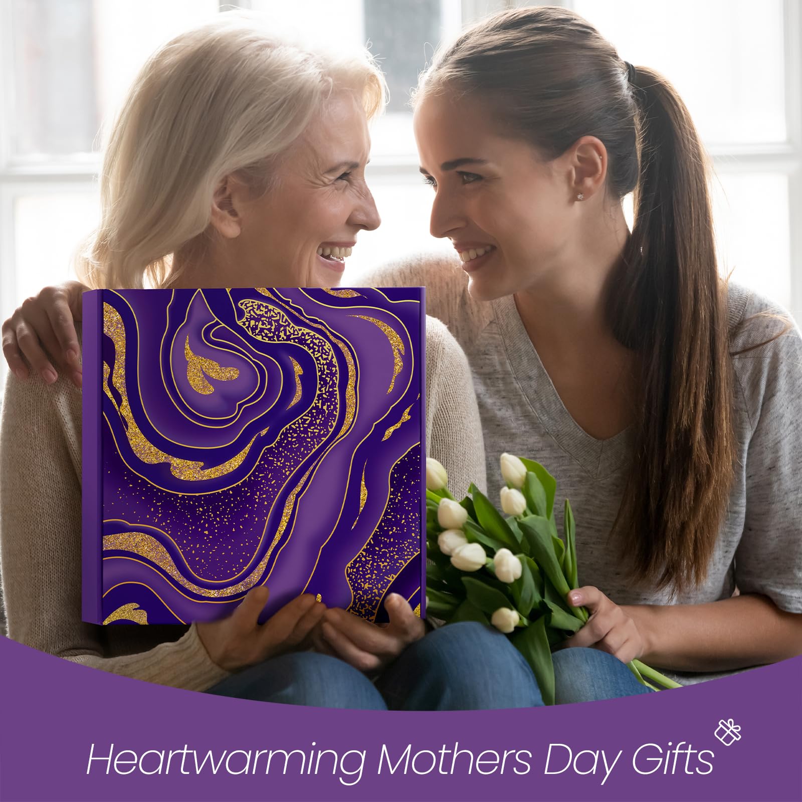 ANLEMIN Mother's Day Gifts for Mom, Wife, Daughter - Birthday & Teacher Appreciation Gifts for Women - Relaxation Gift Basket with Luxurious Flannel Blanket - Get Well Soon Gifts for Her & Sister - Perfect for Home, Office, and Spa Relaxation