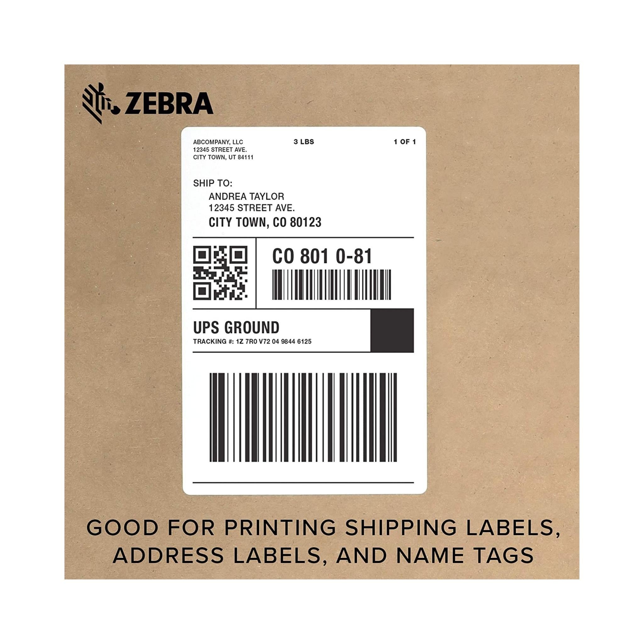 ZD500 Bluetooth Barcode Label Printer by Zebra - High-Speed Printing for Retail, Warehouse & Shipping Labels