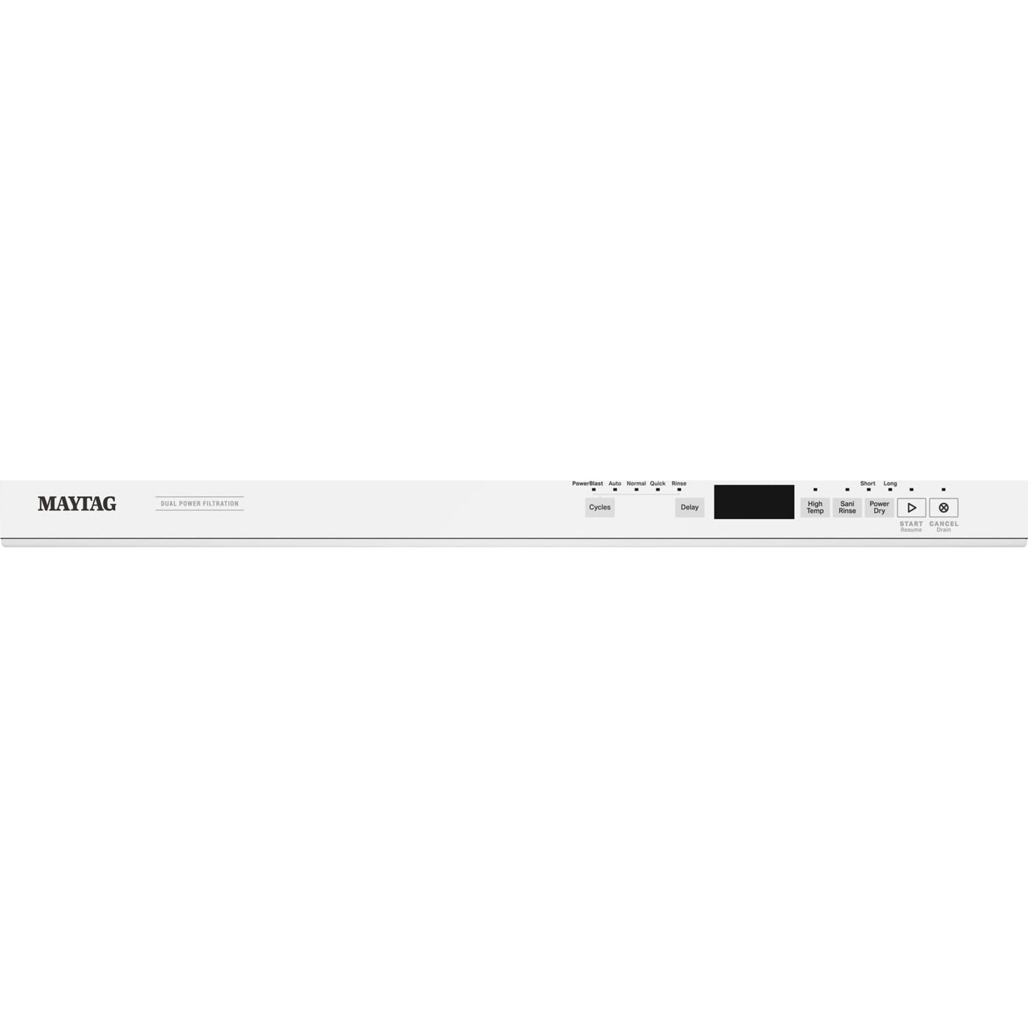 Maytag MDB8959SKW Built-In Dishwasher with Stainless Steel Tub - White | Energy Star Certified, Ultra-Quiet Operation for Open Kitchen Layouts