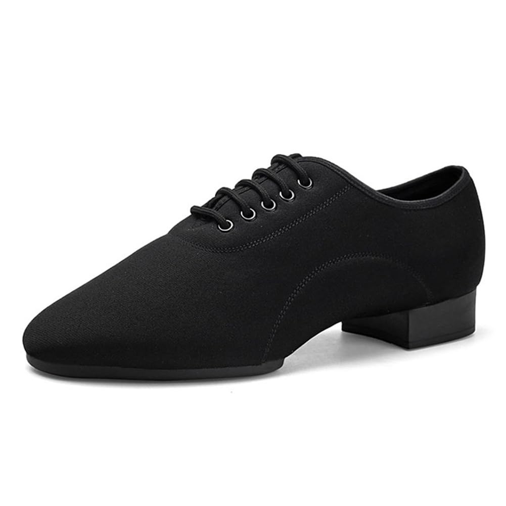 Men's Latin Dance Shoes - 2 Inch Heel Ballroom Tango Waltz Practice Shoes for Men | Split Sole Professional Dancing Shoes for Salsa, Tango & Waltz | Perfect for Competitions & Social Dancing