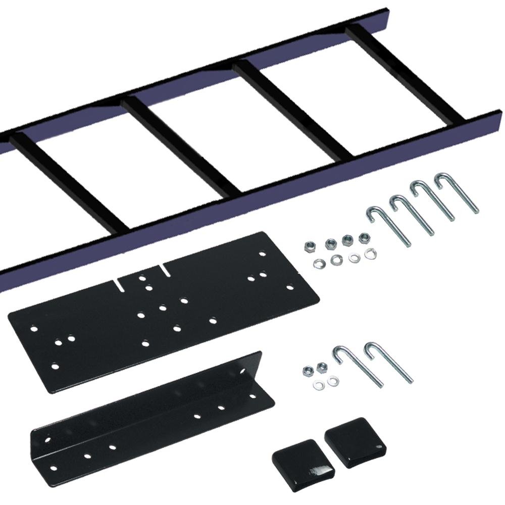 5' Runway Rack to Wall Mounting Kit - Heavy Duty Garment Display for Retail Stores & Boutiques - Perfect for Clothing, Handbags & Accessories Organization