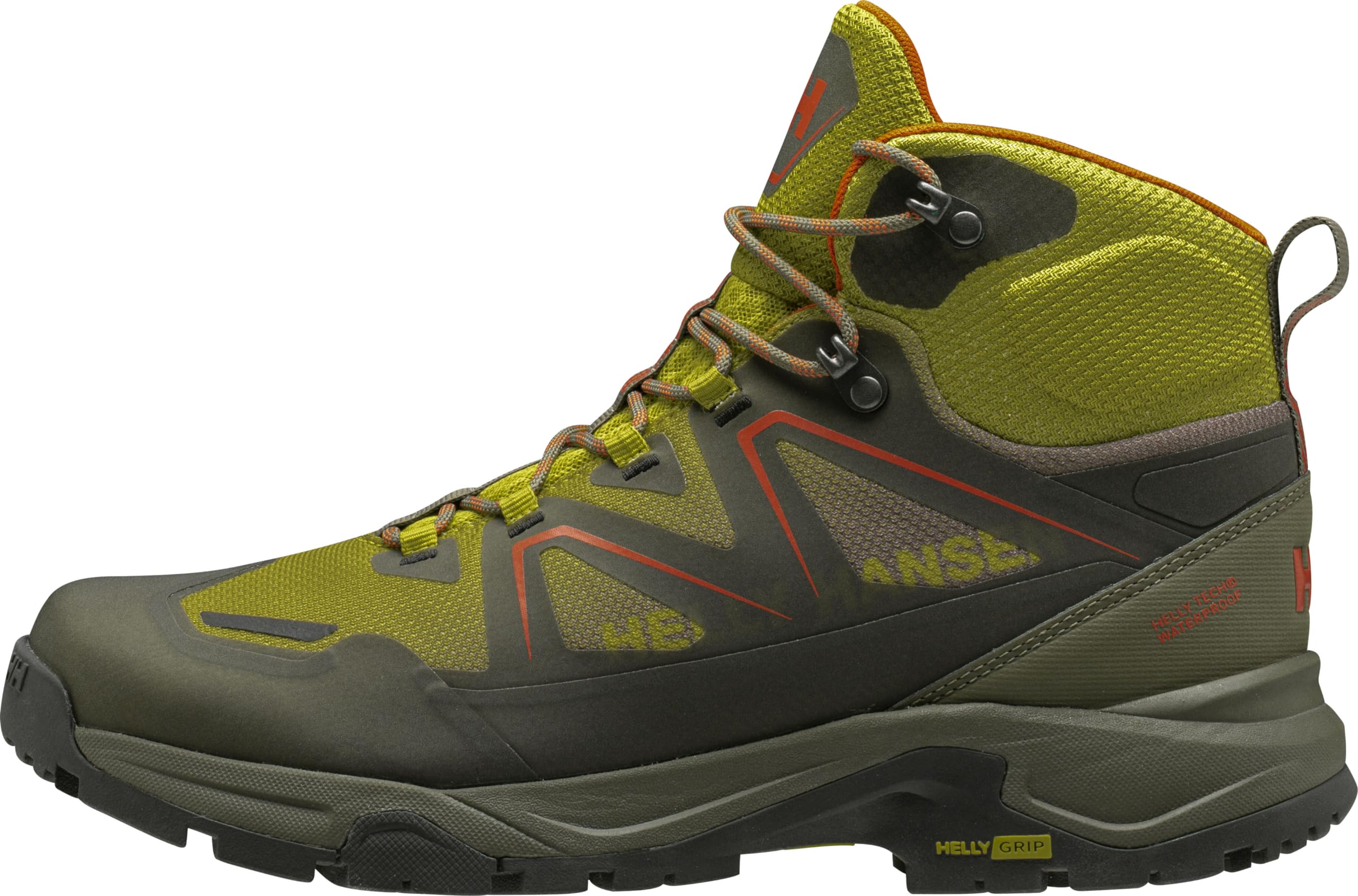 Helly-Hansen Men's Cascade Mid Helly-Tech Waterproof Hiking Boots - Lightweight & Breathable for Outdoor Adventures, Trail Running & Mountain Climbing