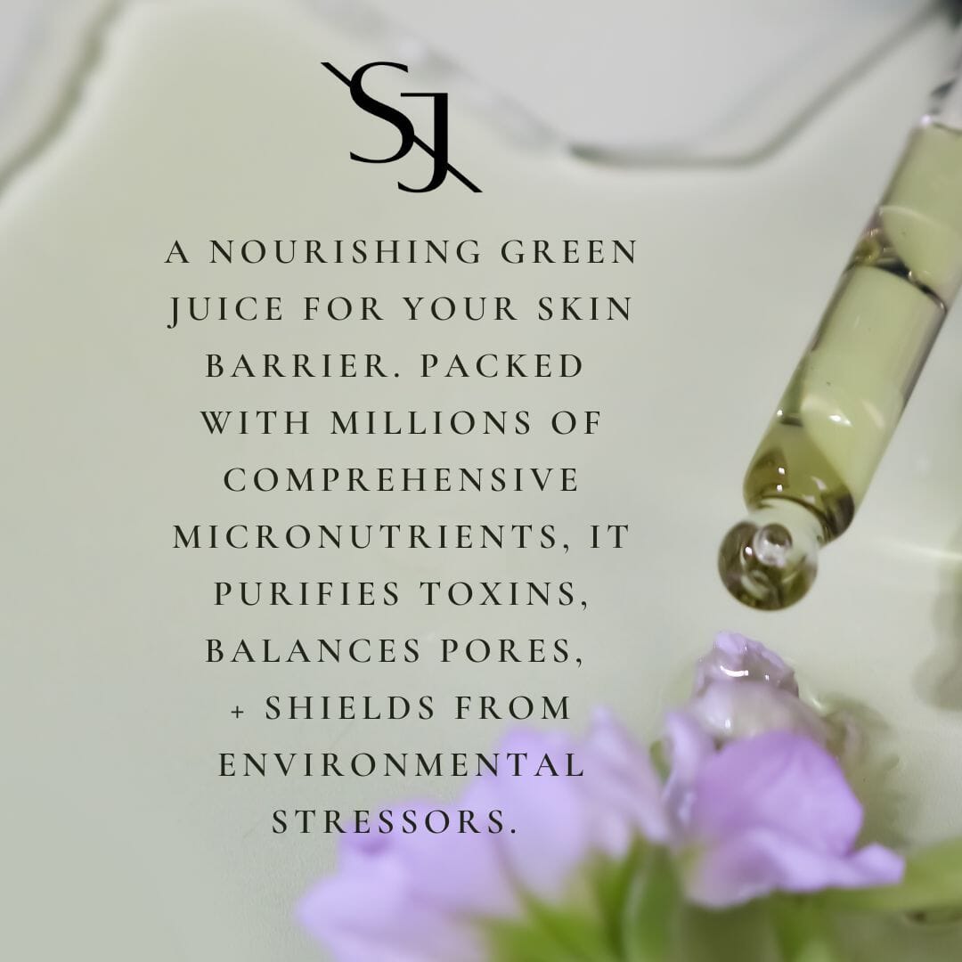 Superflower Detox Serum - Organic Anti-Aging Face Serum with Vitamin C & Hyaluronic Acid | Brightening & Hydrating Skincare for Glowing Skin | Perfect for Daily Routine & Night Care