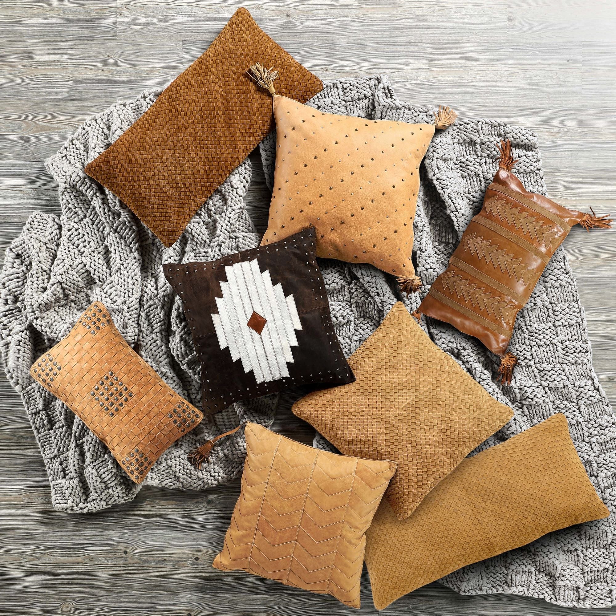 Premium Woven Suede Lumbar Pillow for Sofa & Bed - Supportive & Stylish Back Cushion for Living Room, Office, or Car