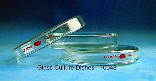 150x20mm Glass Culture Dish - Pack of 12 - Laboratory Petri Dishes for Cell Culture, Microbiology & Scientific Research