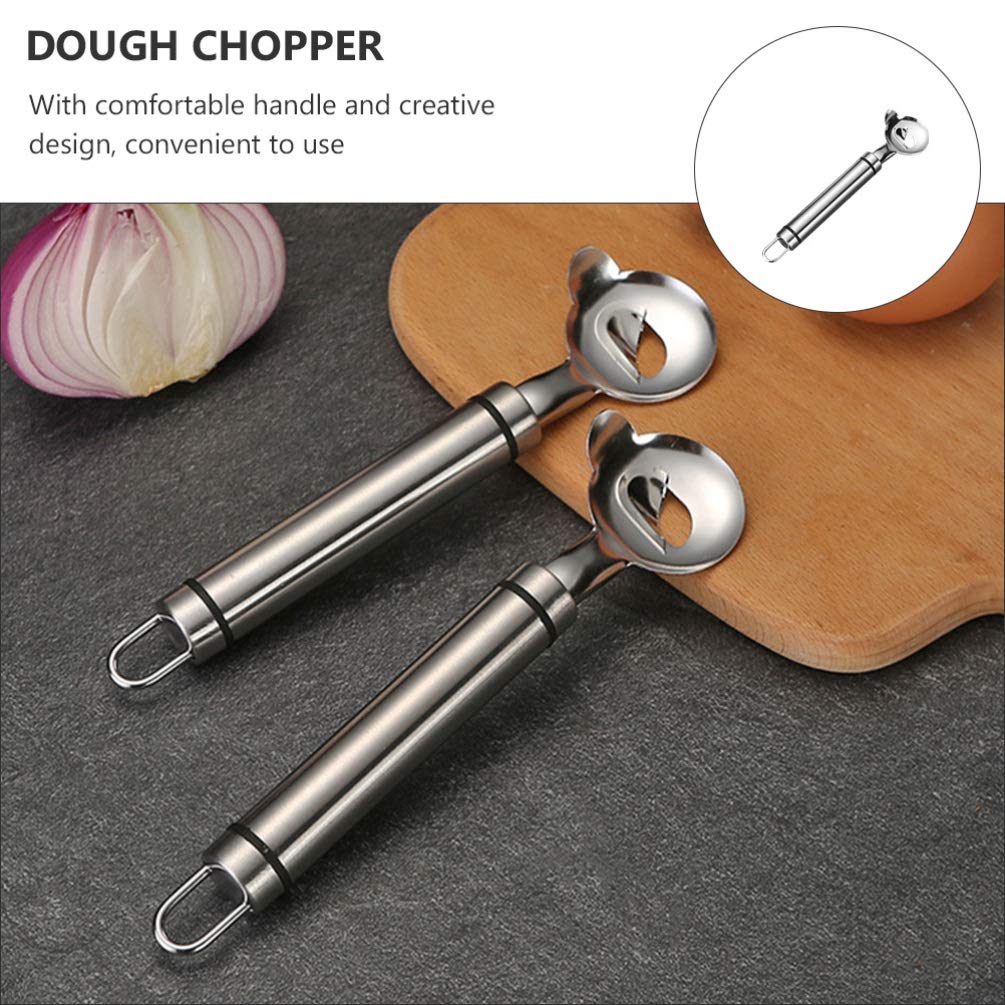 1pc Stainless Steel Noodle Dough Cutter Scraper - Professional Kitchen Dough Chopper & Slashing Tool - Essential Baking & Pasta Making Supplies for Home Chefs | Perfect for Making Fresh Pasta, Pizza Dough & Pastries