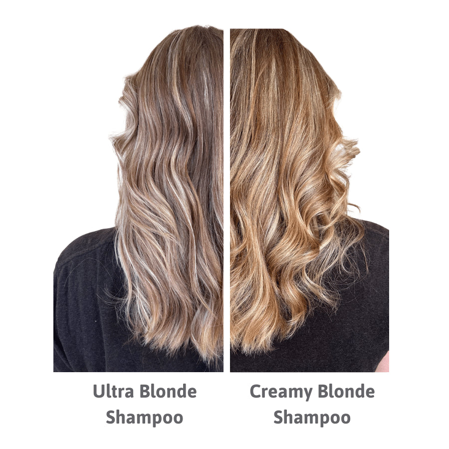 Muvo Creamy Blonde Shampoo for Blonde & Highlighted Hair - Purple Toning Shampoo to Neutralize Brassiness & Brighten Blonde Hair - Perfect for Daily Use & Salon-Quality Results at Home