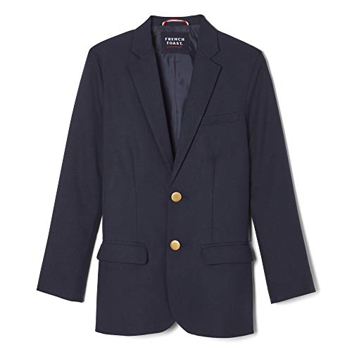 French Toast Boys' Classic School Blazer - Premium Wool Blend Jacket for Kids | Formal Wear for School, Church & Special Occasions