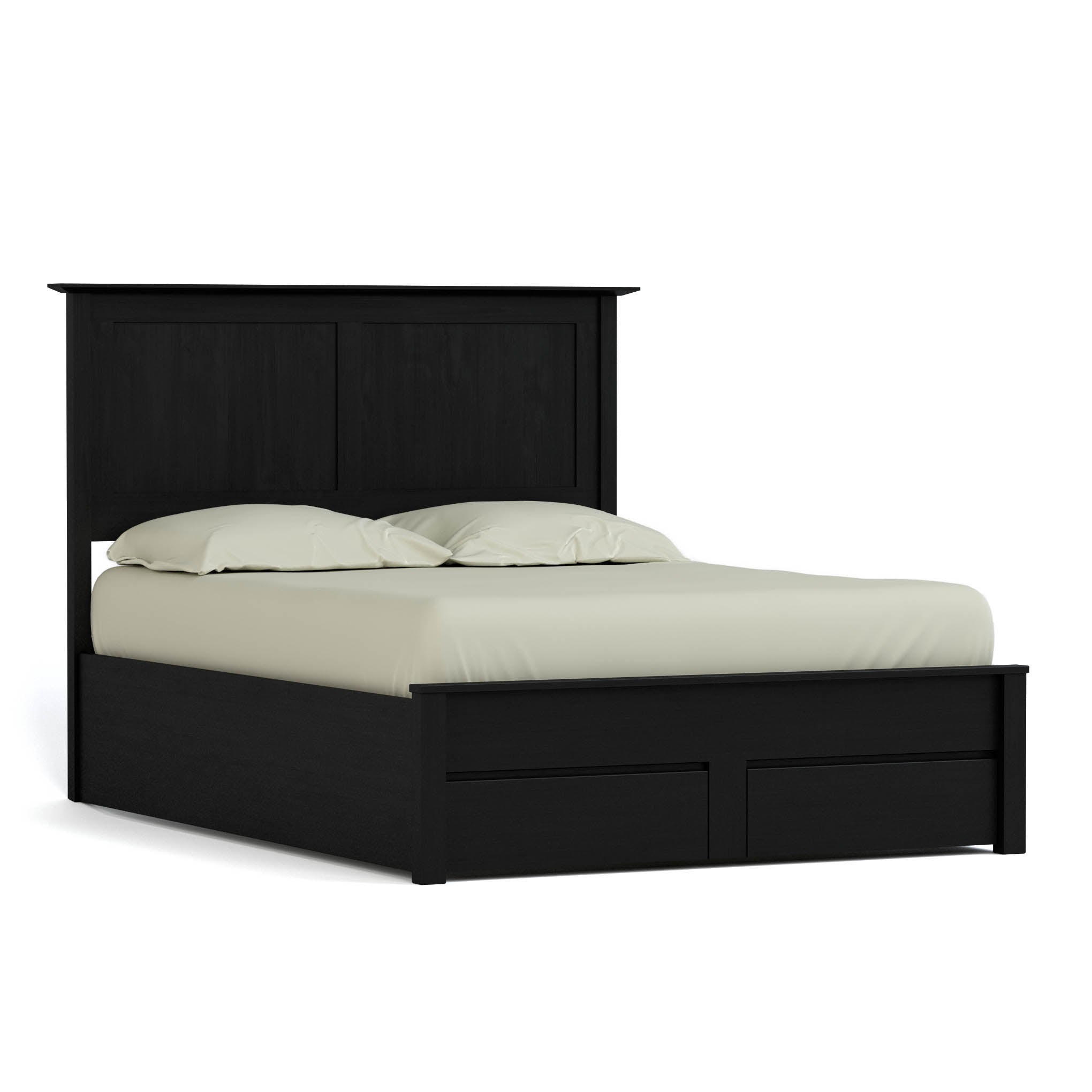 Gable Road Storage Bed - Queen Size Platform Bed with Underbed Storage Drawers for Small Spaces | Perfect for Apartments, Dorms & Guest Rooms