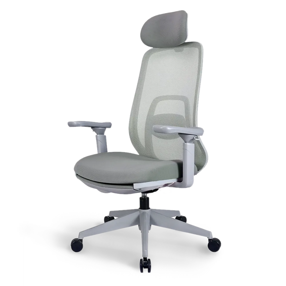 Pluto Ergonomic Office Chair - Adjustable Lumbar Support & Breathable Mesh Back - Perfect for Home Office, Gaming & Workspace