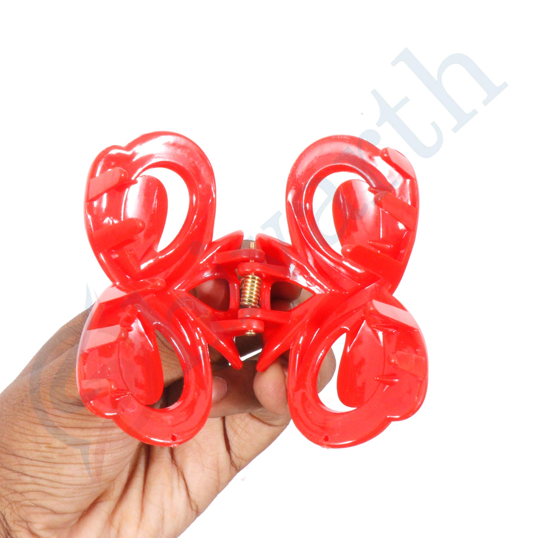Shivarth Multi-Color Plastic Hair Clips for Girls & Women - 12 Piece Set | Hair Accessories for School, Parties & Everyday Styling
