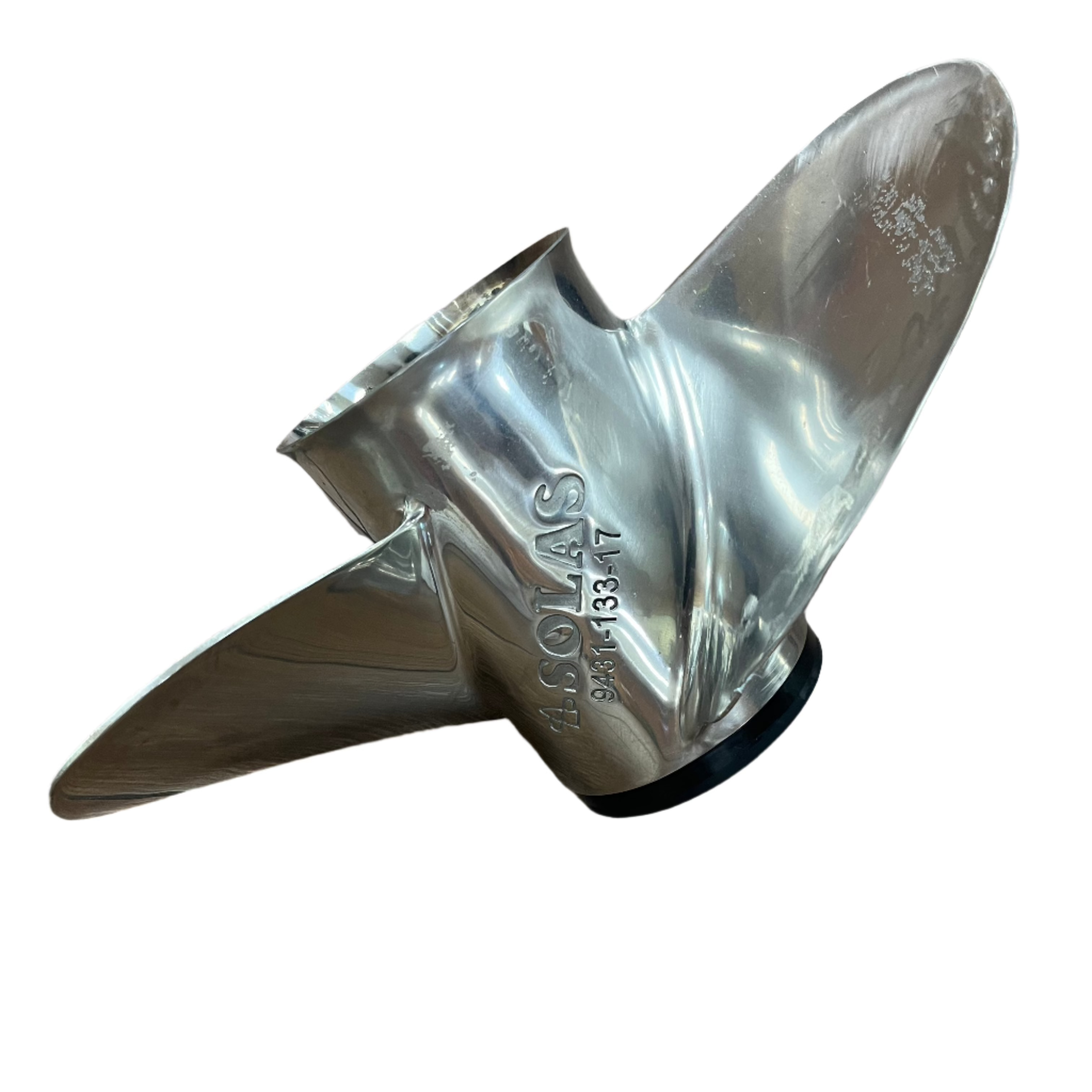SOLAS 9431 13.3x17 Boat Propeller - High Performance Stainless Steel Marine Propeller for Outboard Motors | Perfect for Fishing, Watersports & Boating Adventures