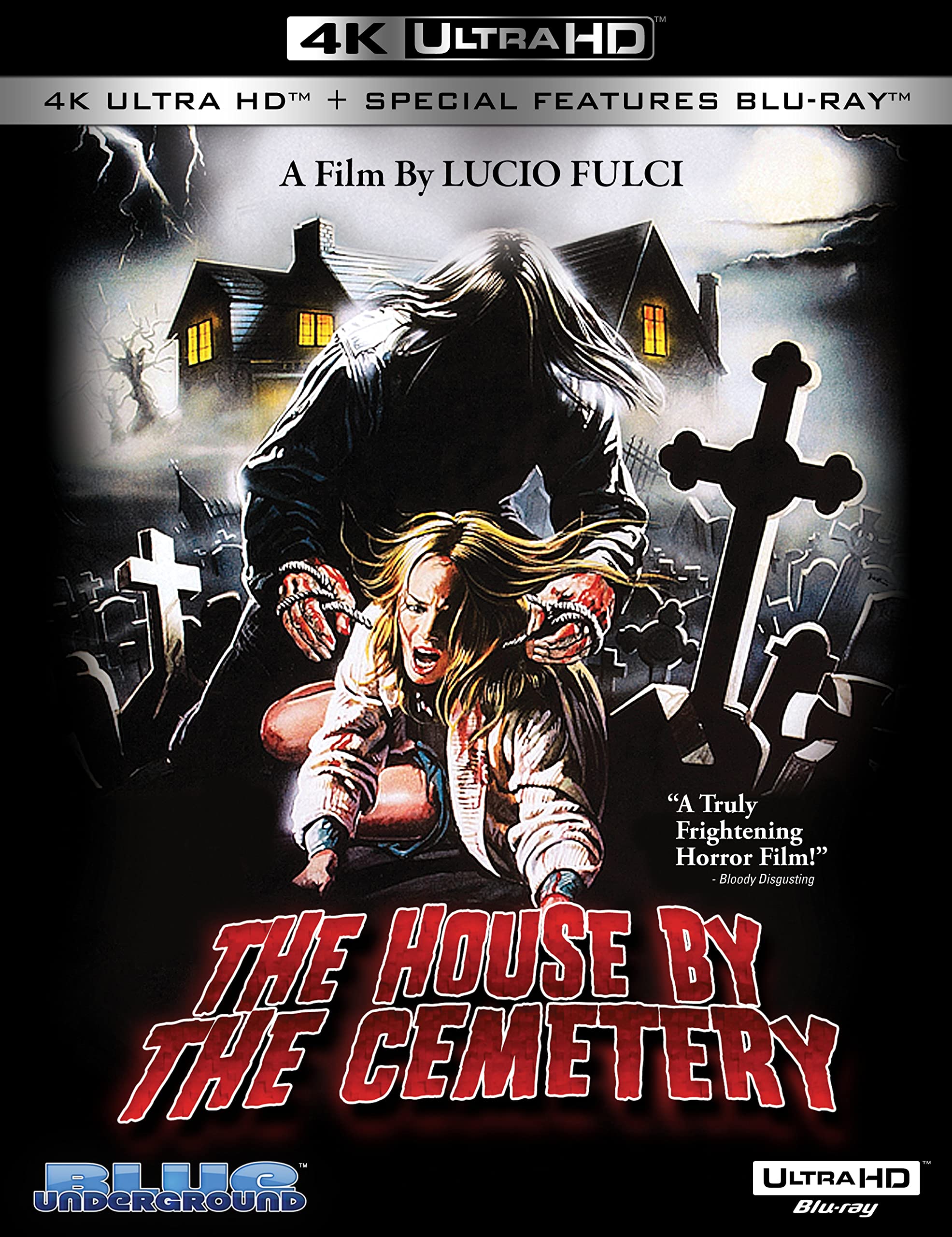 The House By The Cemetery 4K Ultra HD Blu-ray - Classic Horror Movie for Home Theater & Movie Night Collections