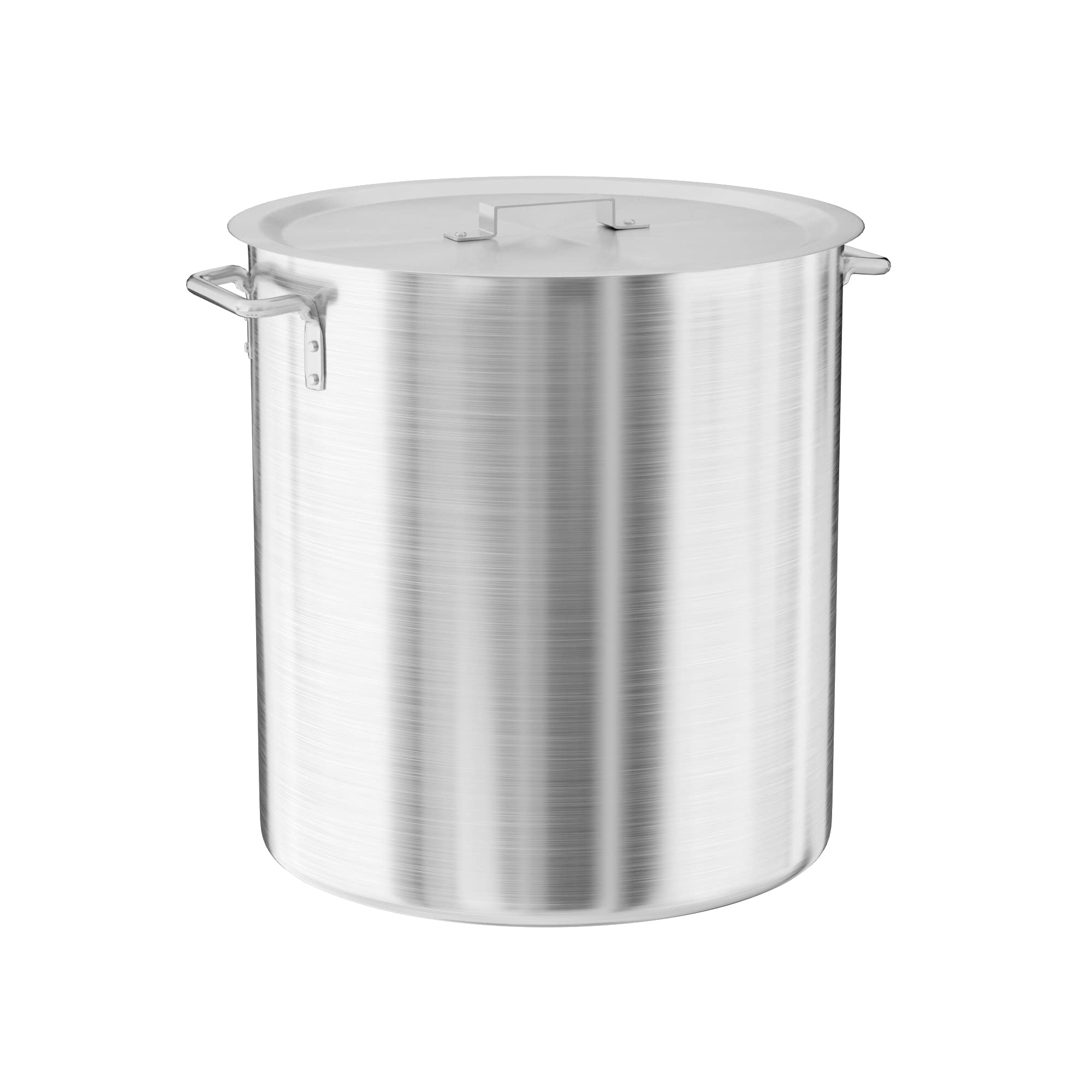 60 Qt. Heavy Duty Aluminum Stock Pot with Lid – Perfect for Large Batch Cooking, Canning, Soups, Stews, and Catering