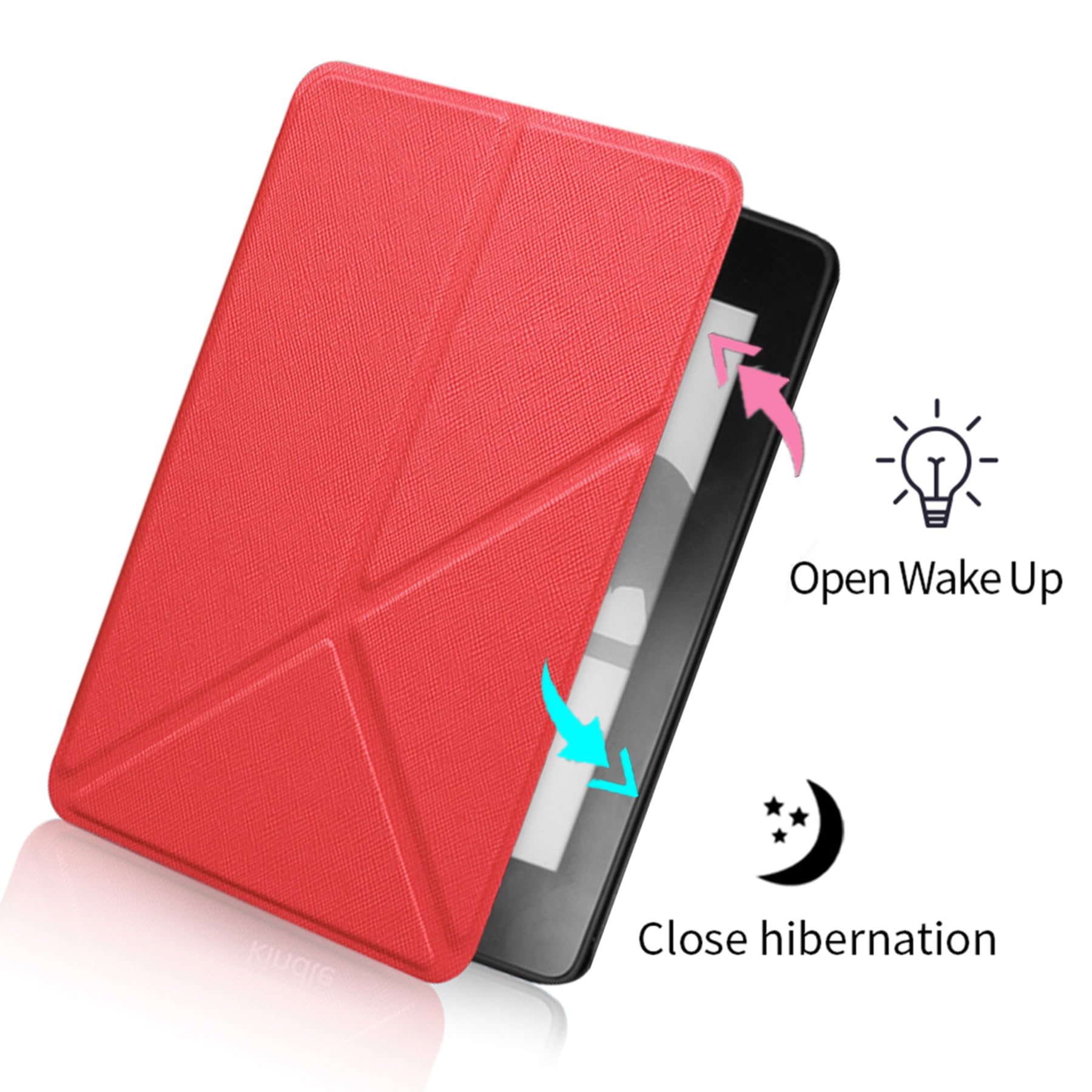 Premium PU Leather Smart Cover for Kindle Oasis 7