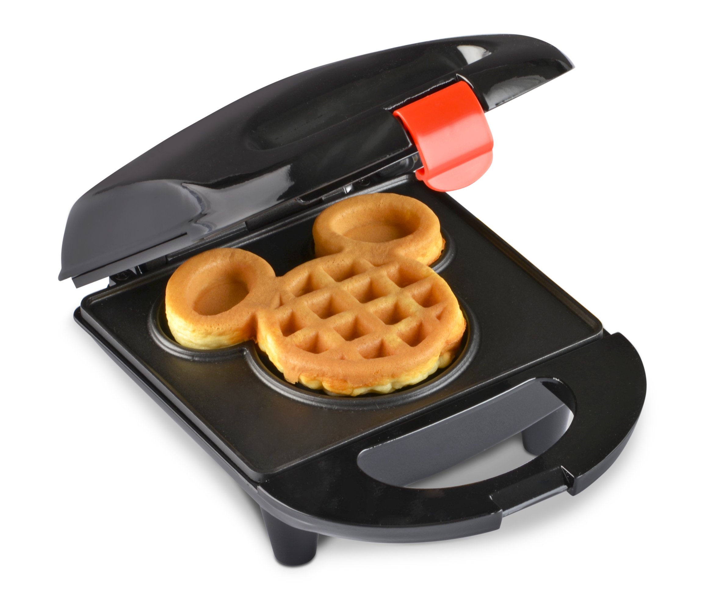 Disney DCM-9 Mickey Mouse Mini Waffle Maker - Compact Electric Waffle Iron for Mickey-Shaped Waffles, Perfect for Breakfast, Kids' Parties & Disney-Themed Cooking