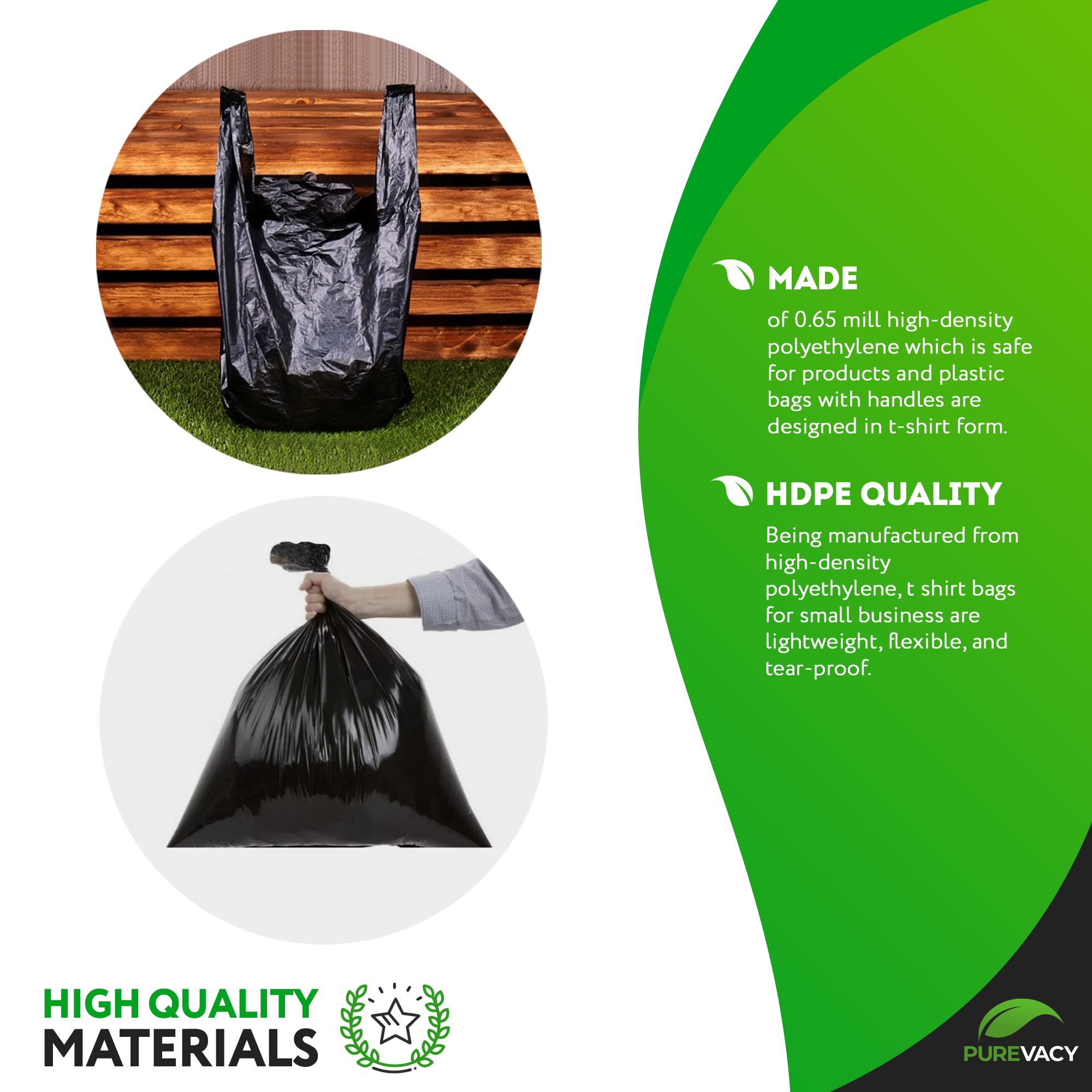 Eco-Friendly Thank You Plastic Bags with Handles - Bulk Polyethylene Gift Bags for Small Business & Retail Stores - Perfect for Packaging Gifts, Party Favors & Customer Appreciation