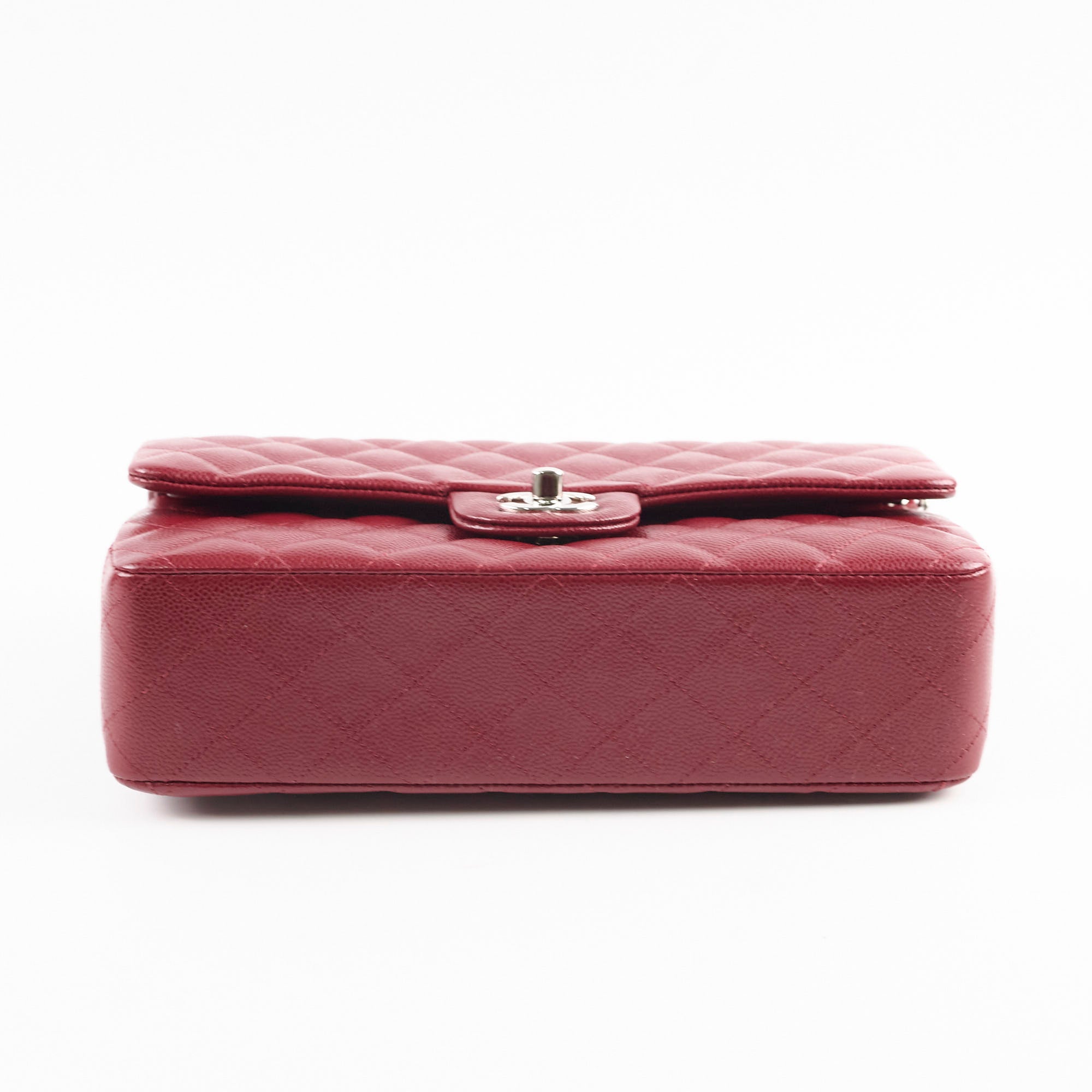 Chanel Medium M/L Caviar Classic Flap Bag in Red - Luxury Designer Handbag for Women, Perfect for Parties, Date Nights & Special Occasions