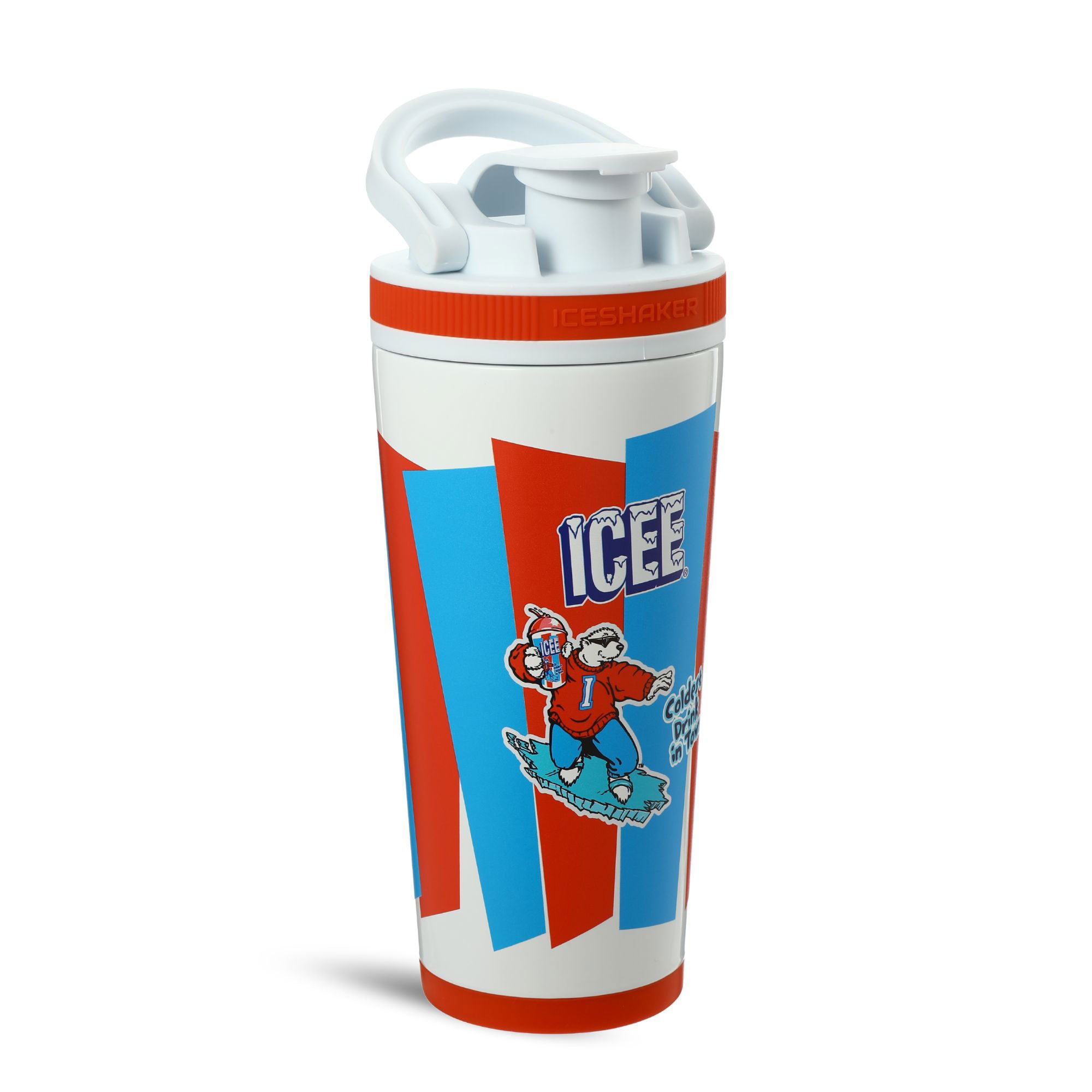 4D Series 26oz Ice Shaker Bottle - Leakproof Protein Shaker Cup for Gym, Workouts & Travel - BPA Free Water Bottle with Ice Retention Technology - Perfect for Protein Drinks, Smoothies & Cold Beverages