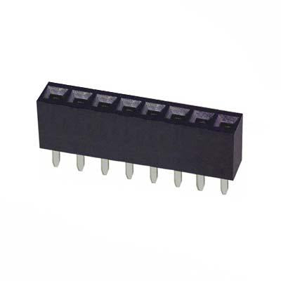 8-Pin Single Row Female Header Receptacle Connector for PCB & DIY Electronics Projects - Perfect for Arduino, Raspberry Pi & Circuit Board Wiring
