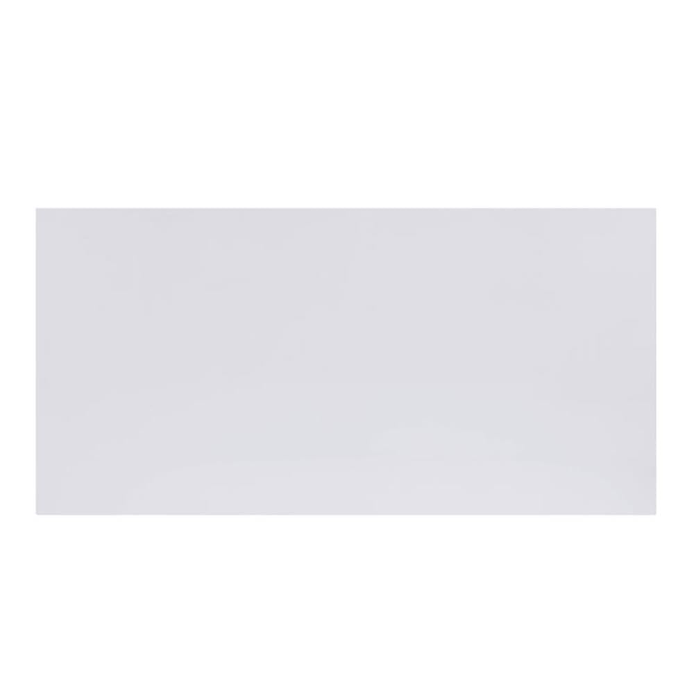 BOWERY HILL Modern White High Gloss Chrome Coffee Table - Perfect for Living Room, Lounge & Contemporary Home Decor
