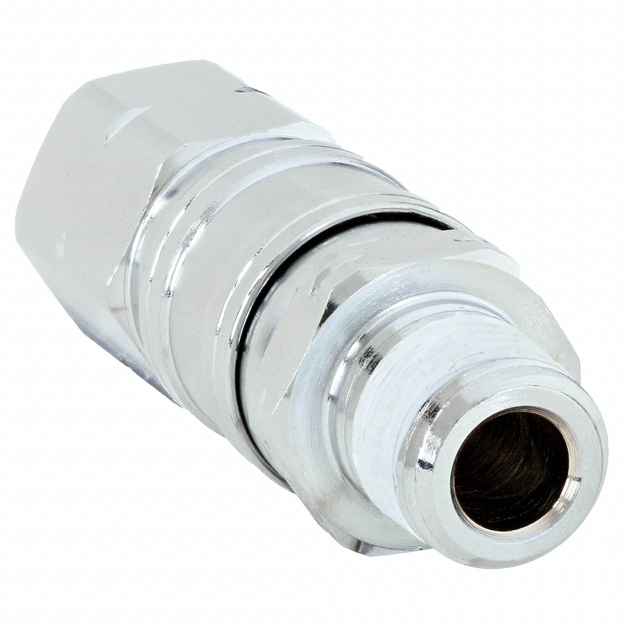 Guardair Steel Swivel Connector - (F) NPT to (M) NPT Hose Fitting - 14NFNMH05 - Perfect for Air Compressors, Pneumatic Tools & Industrial Applications